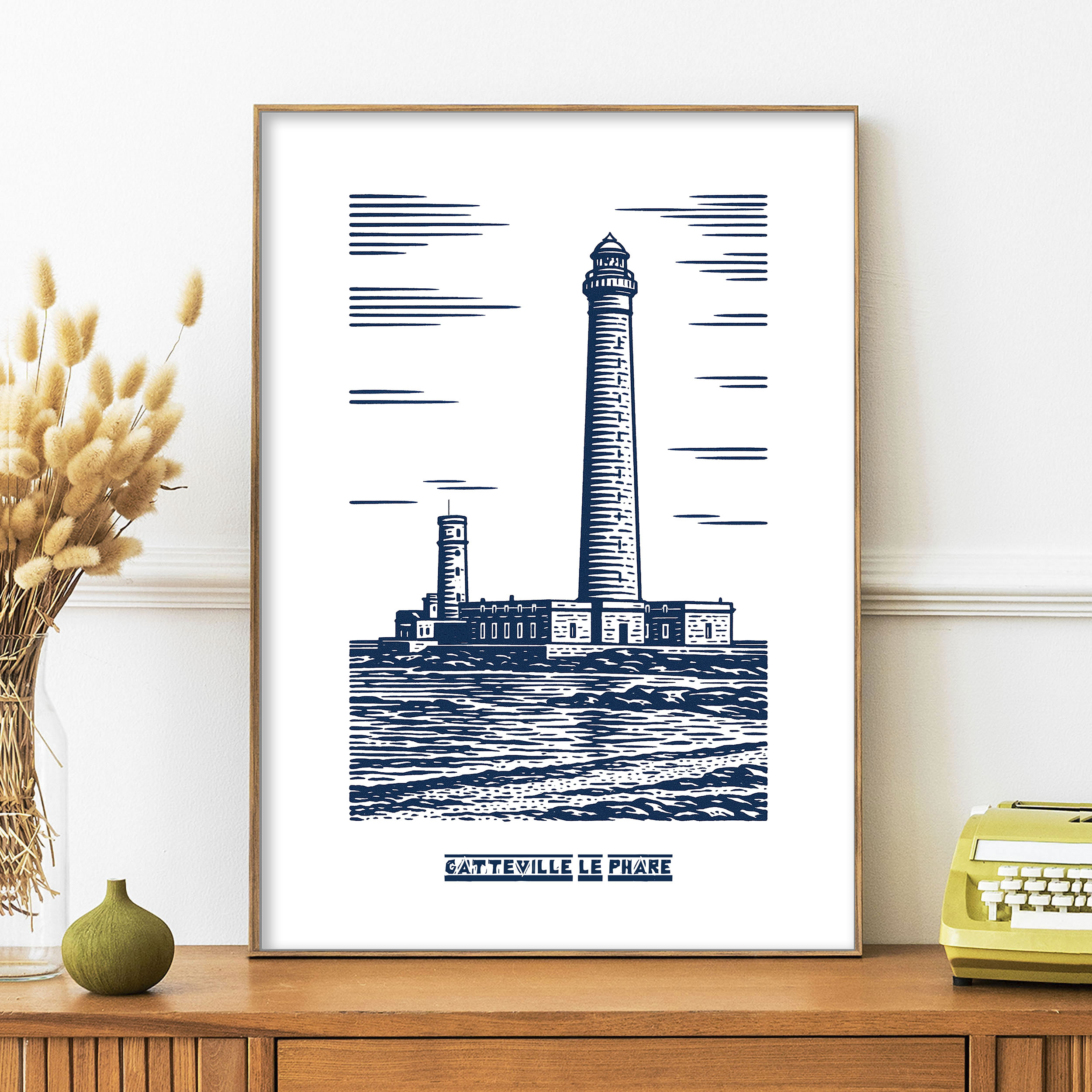 affiche Gatteville Le Phare