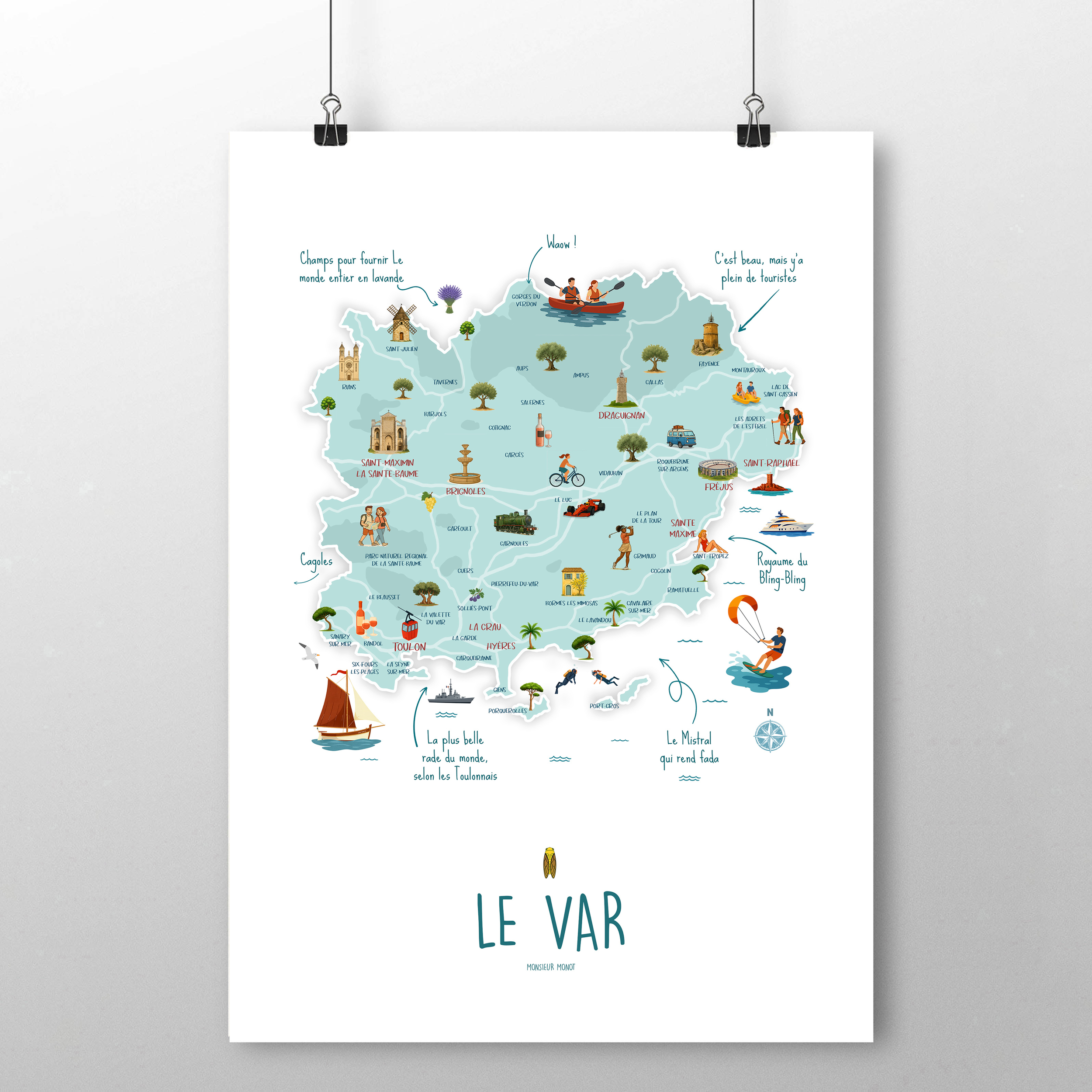 affiche Le Var avec phrases 2