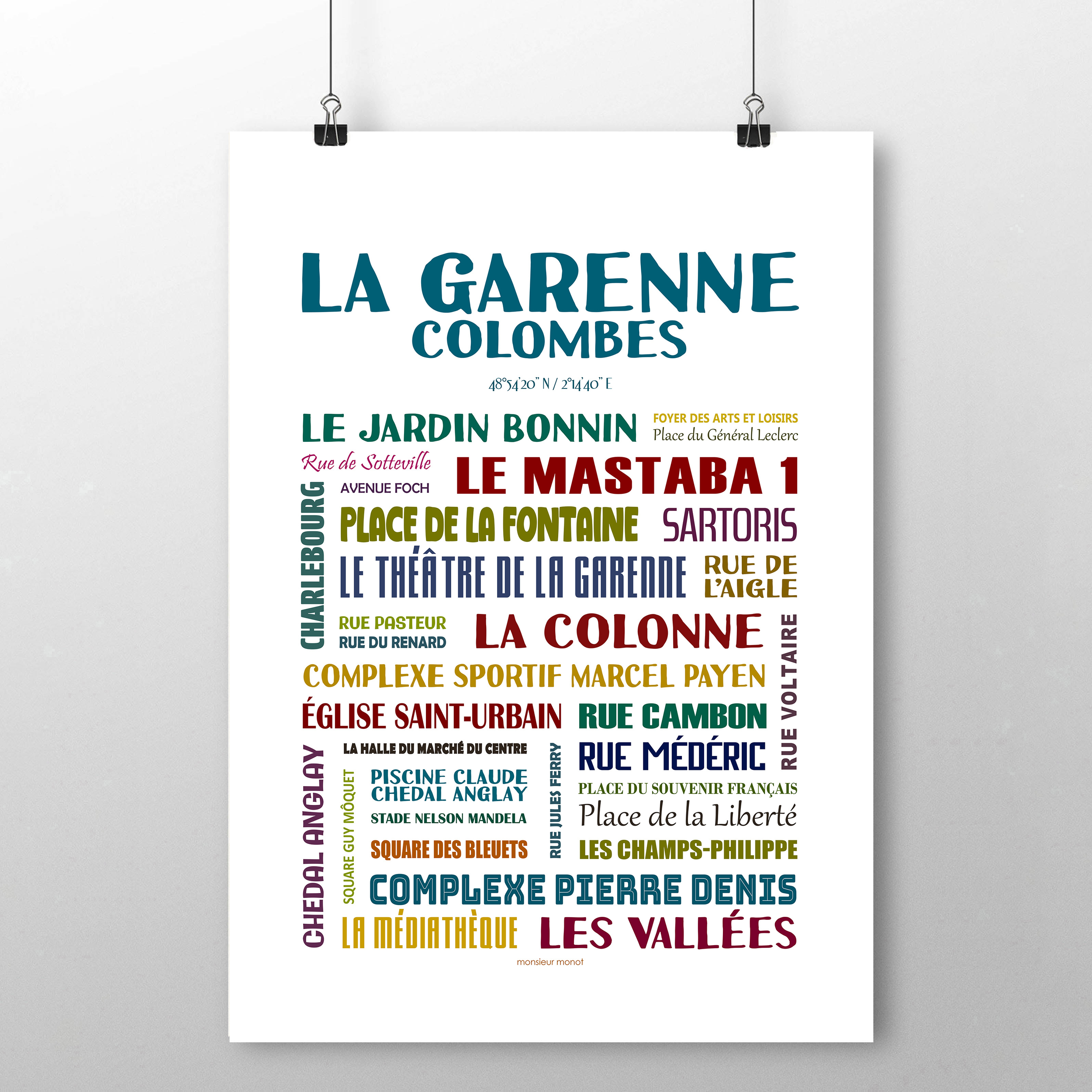 affiche La Garenne Colombes 2