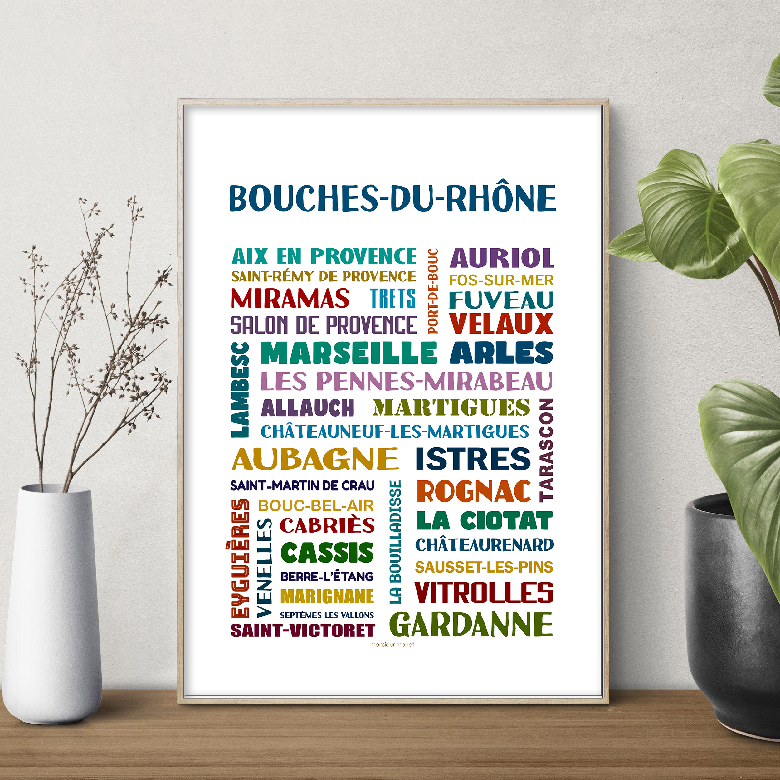 affiche Les bouches du Rhône