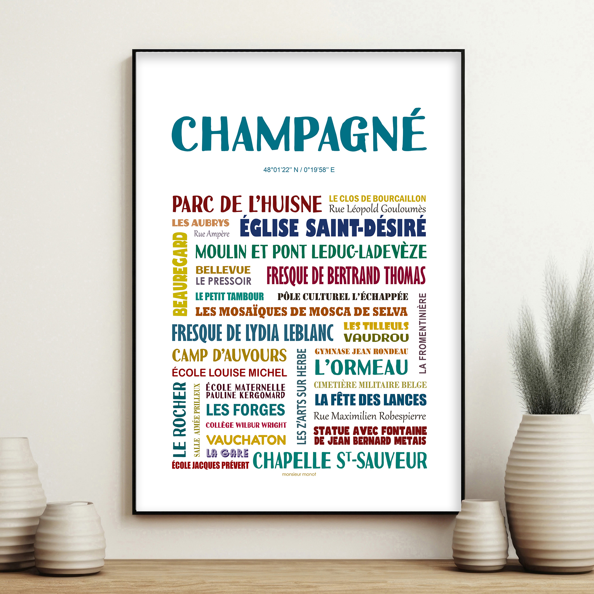 affiche Champagné