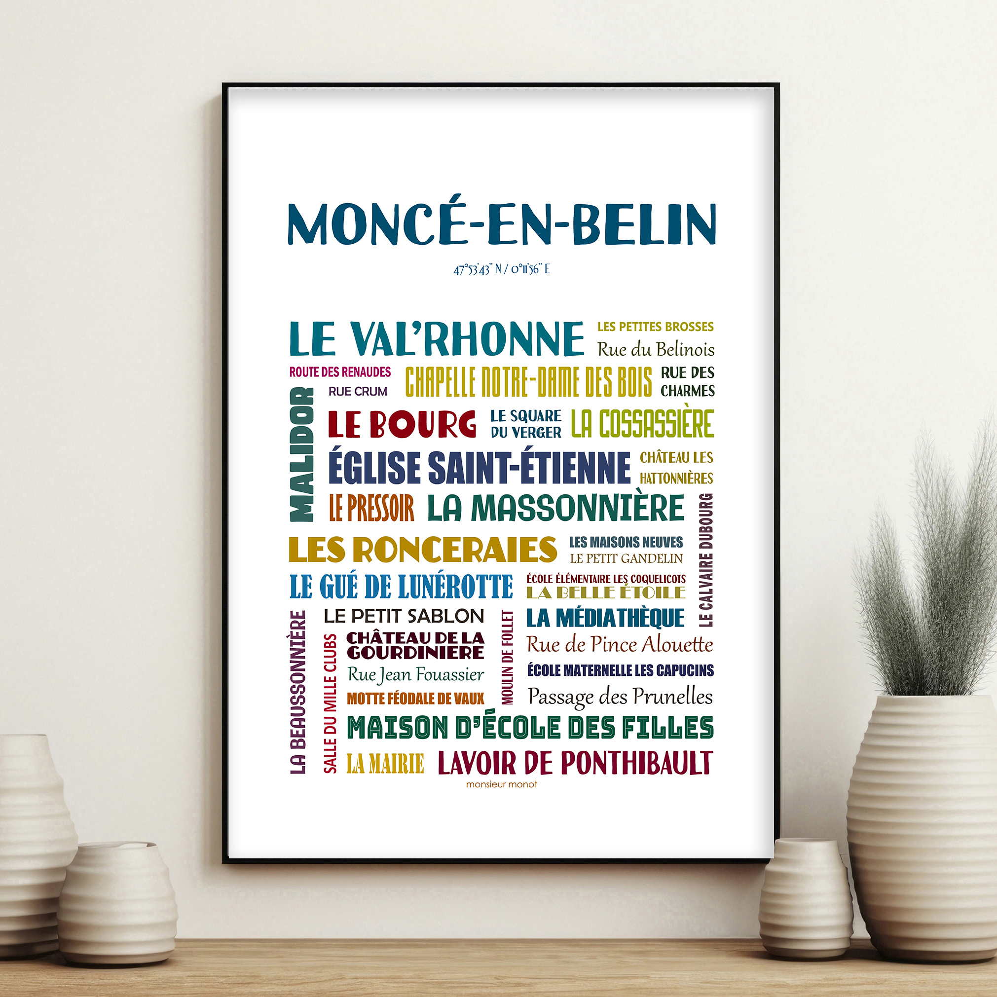 affiche Moncé en Belin
