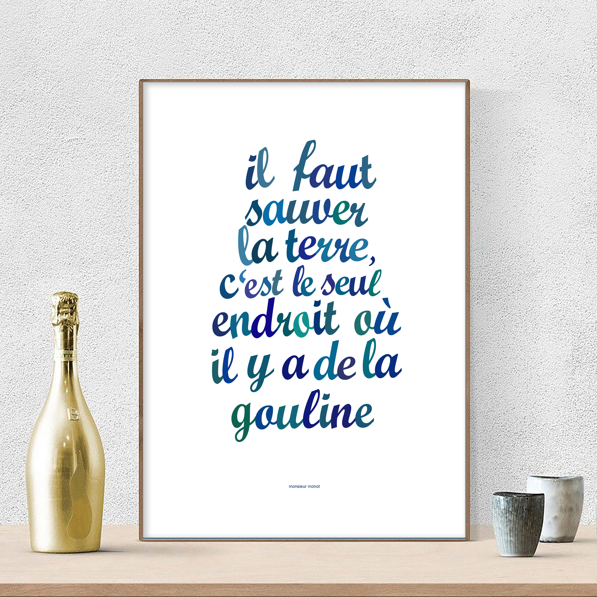 affiche Il faut sauver... Gouline