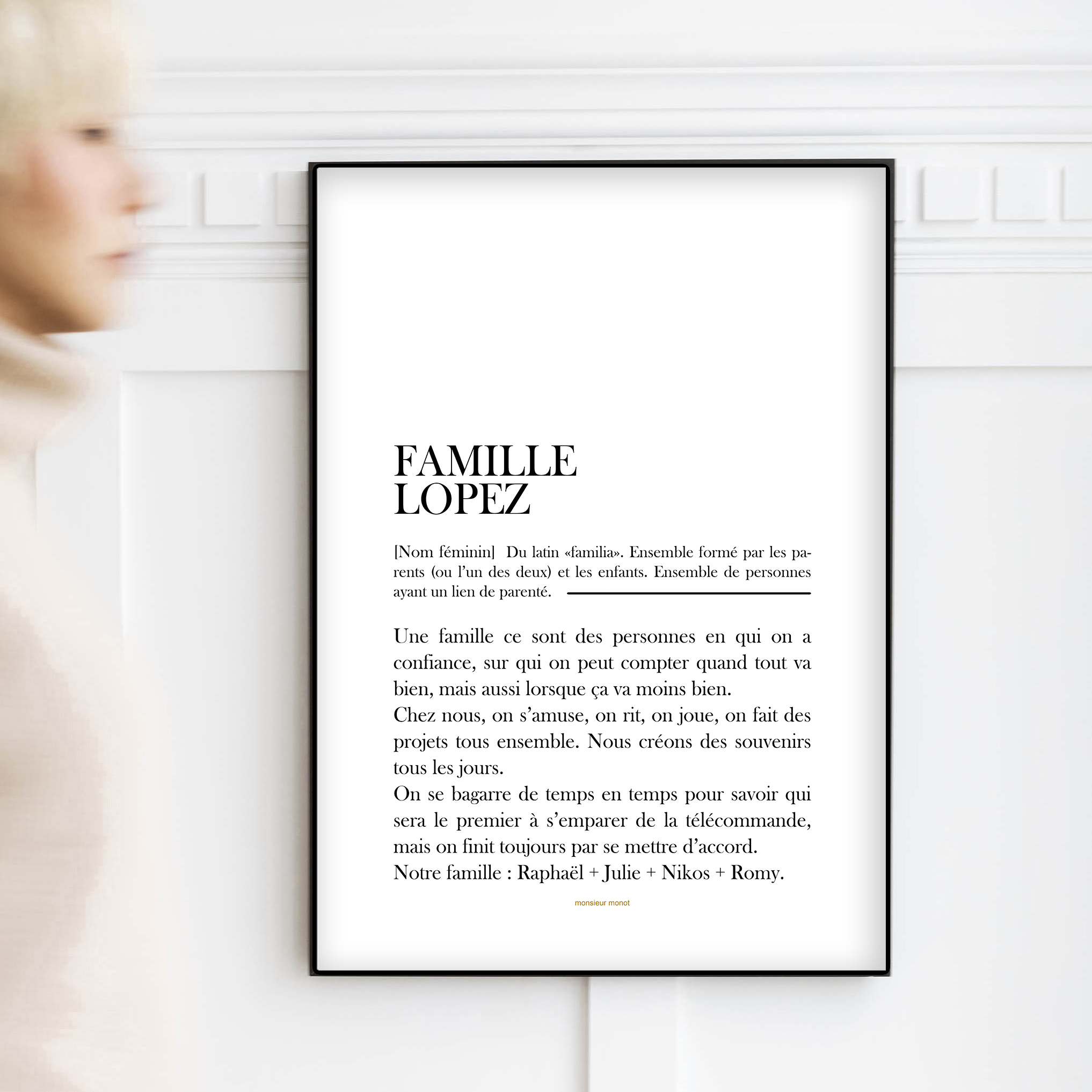 affiche definition famille personnalisable 3