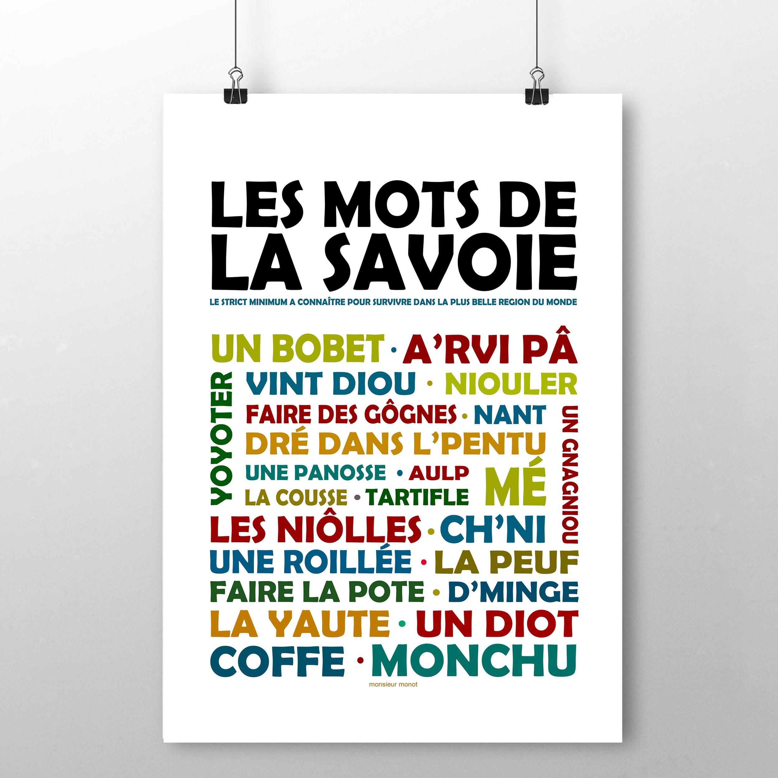 affiche Les Mots de la Savoie 2