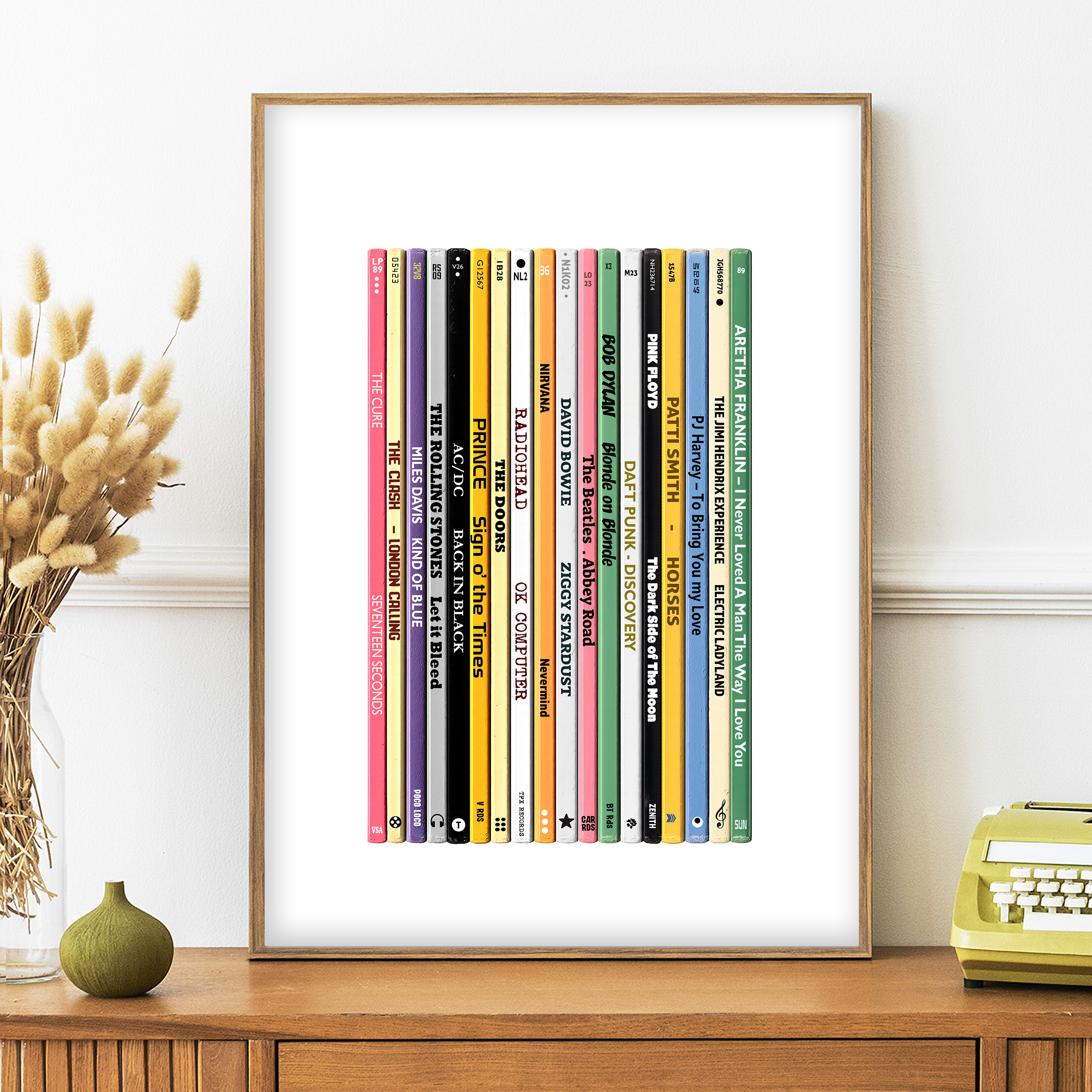 affiche tranches de vinyls