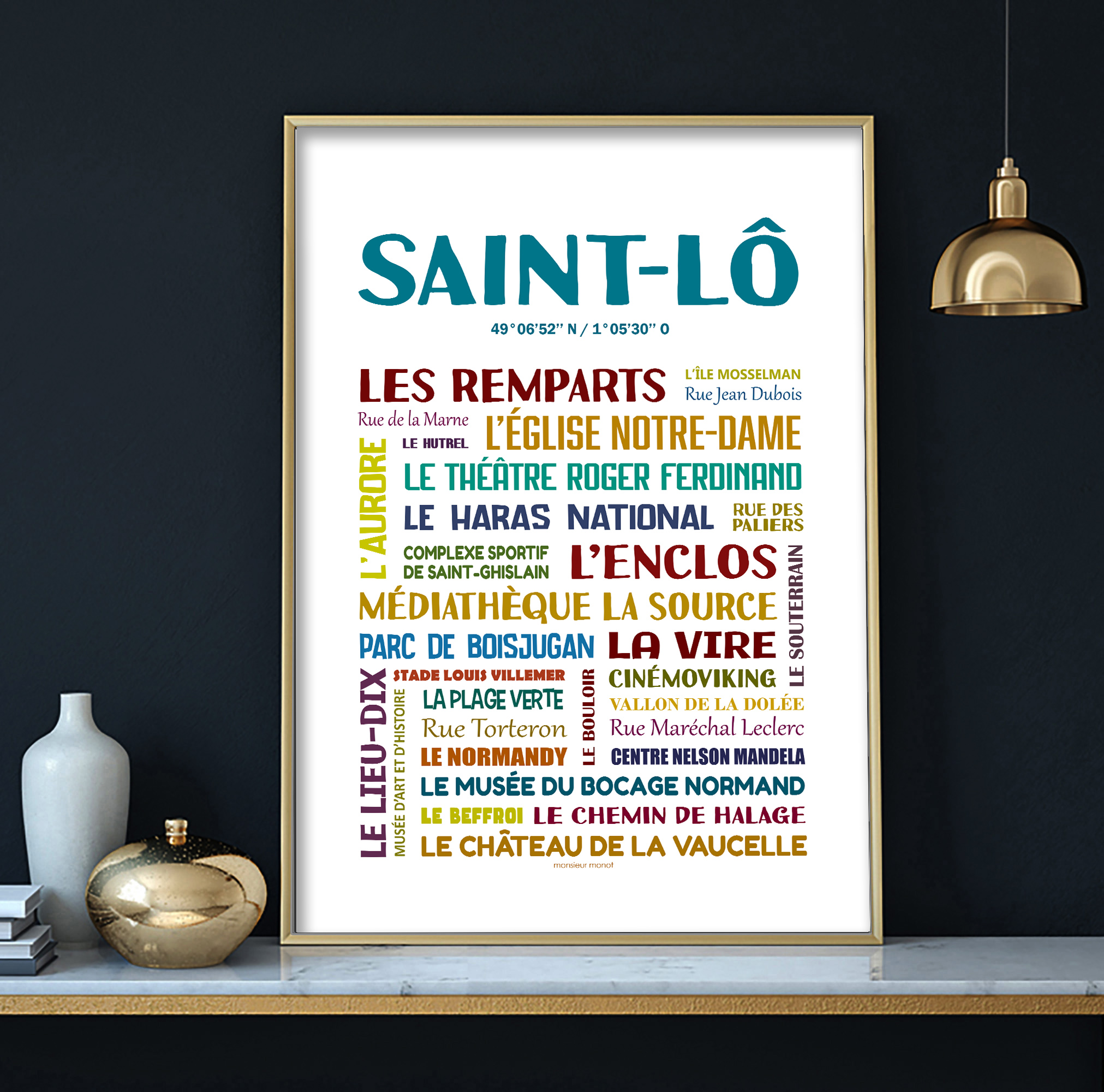 affiche Saint-Lô Quartiers