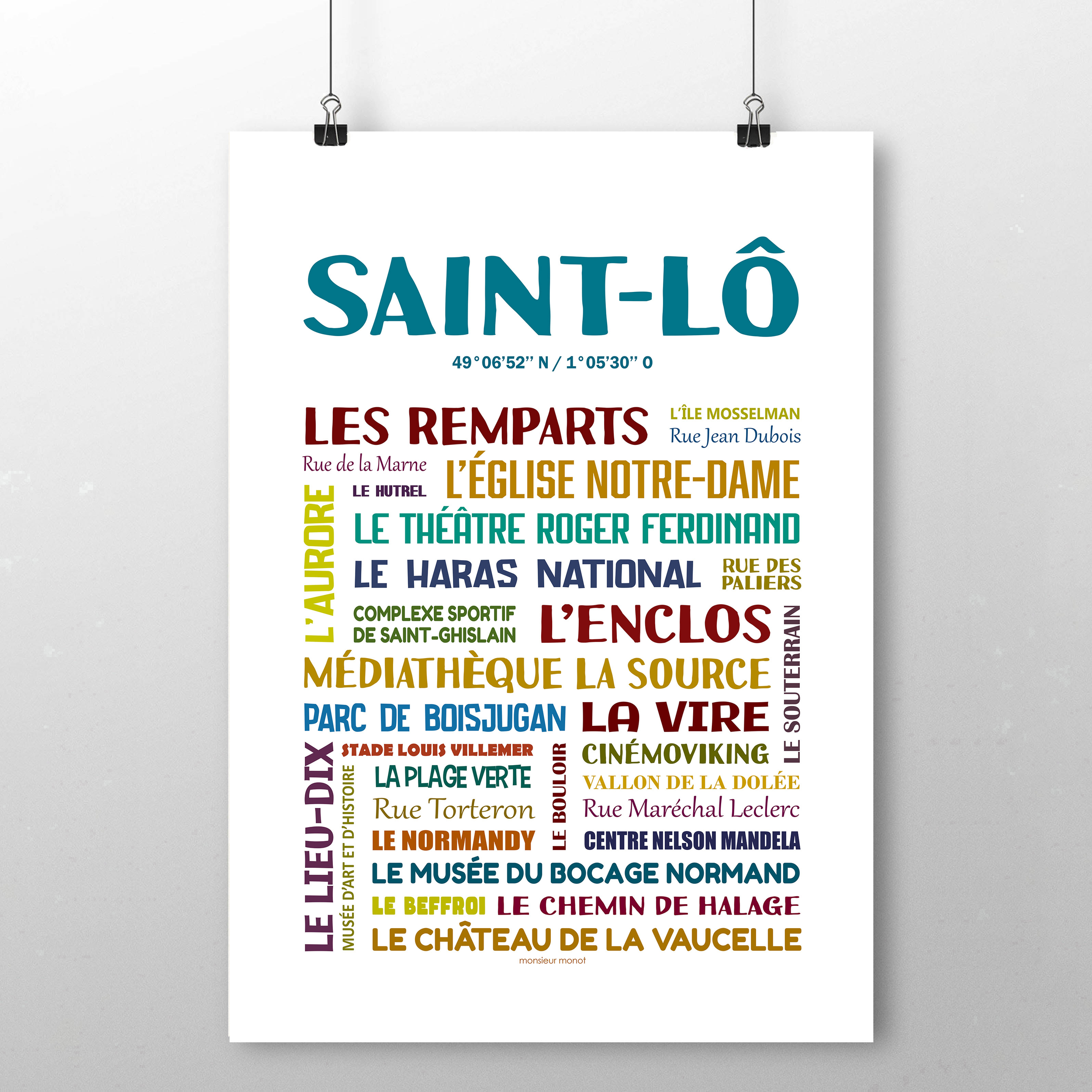 affiche Saint-Lô Quartiers 2