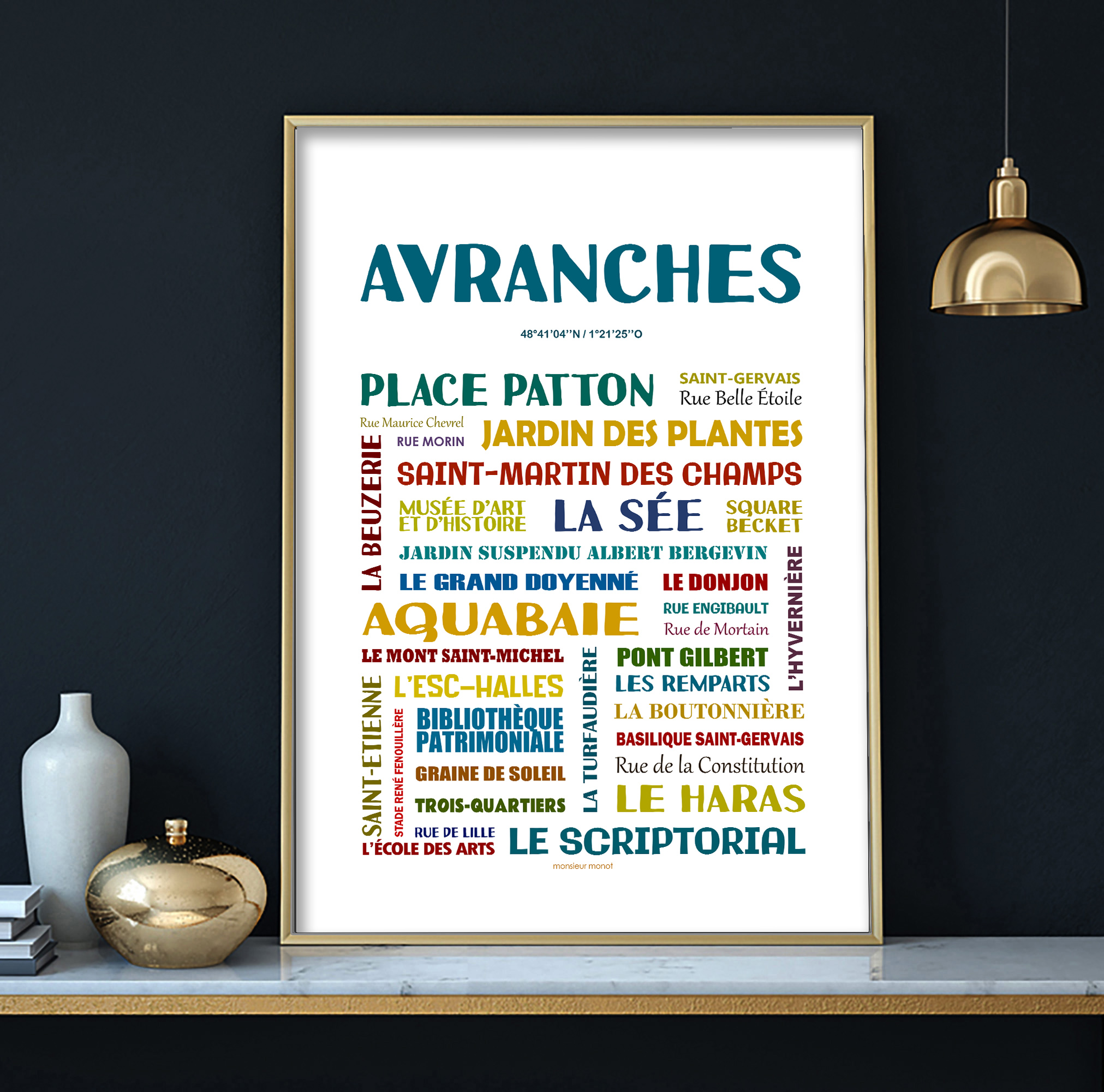 affiche Avranches Quartiers