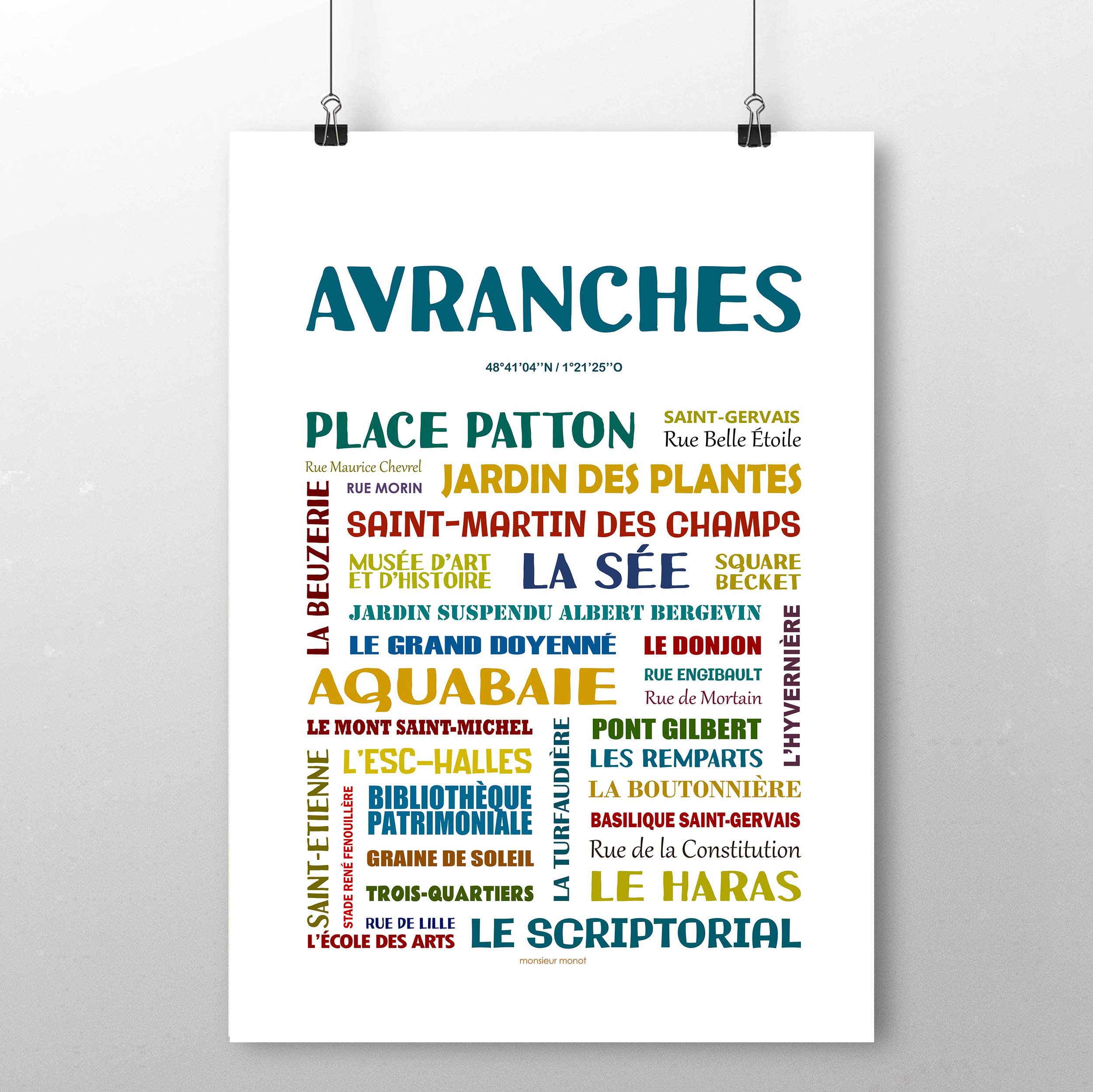 affiche Avranches Quartiers 2