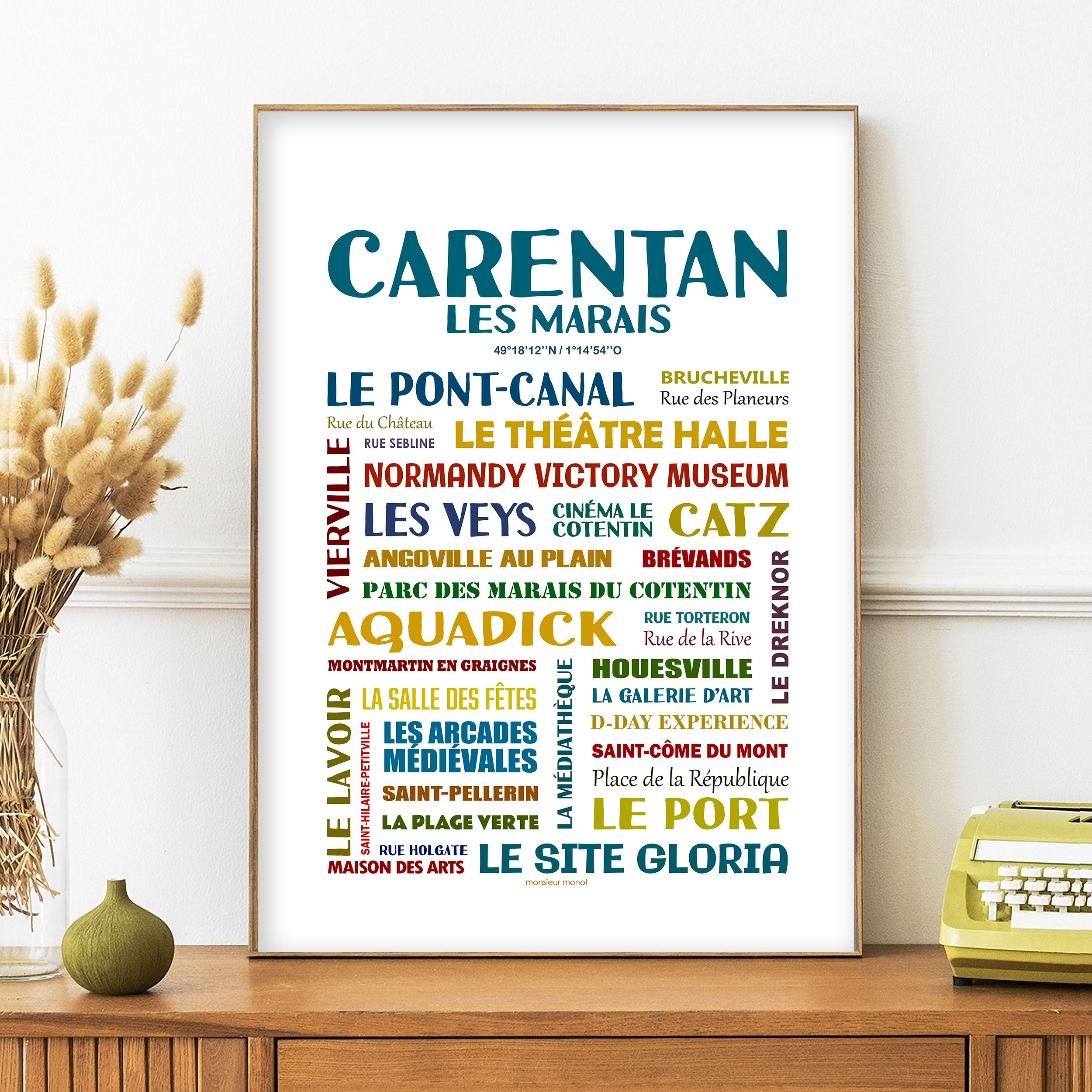 affiche Carentan les Marais quartiers