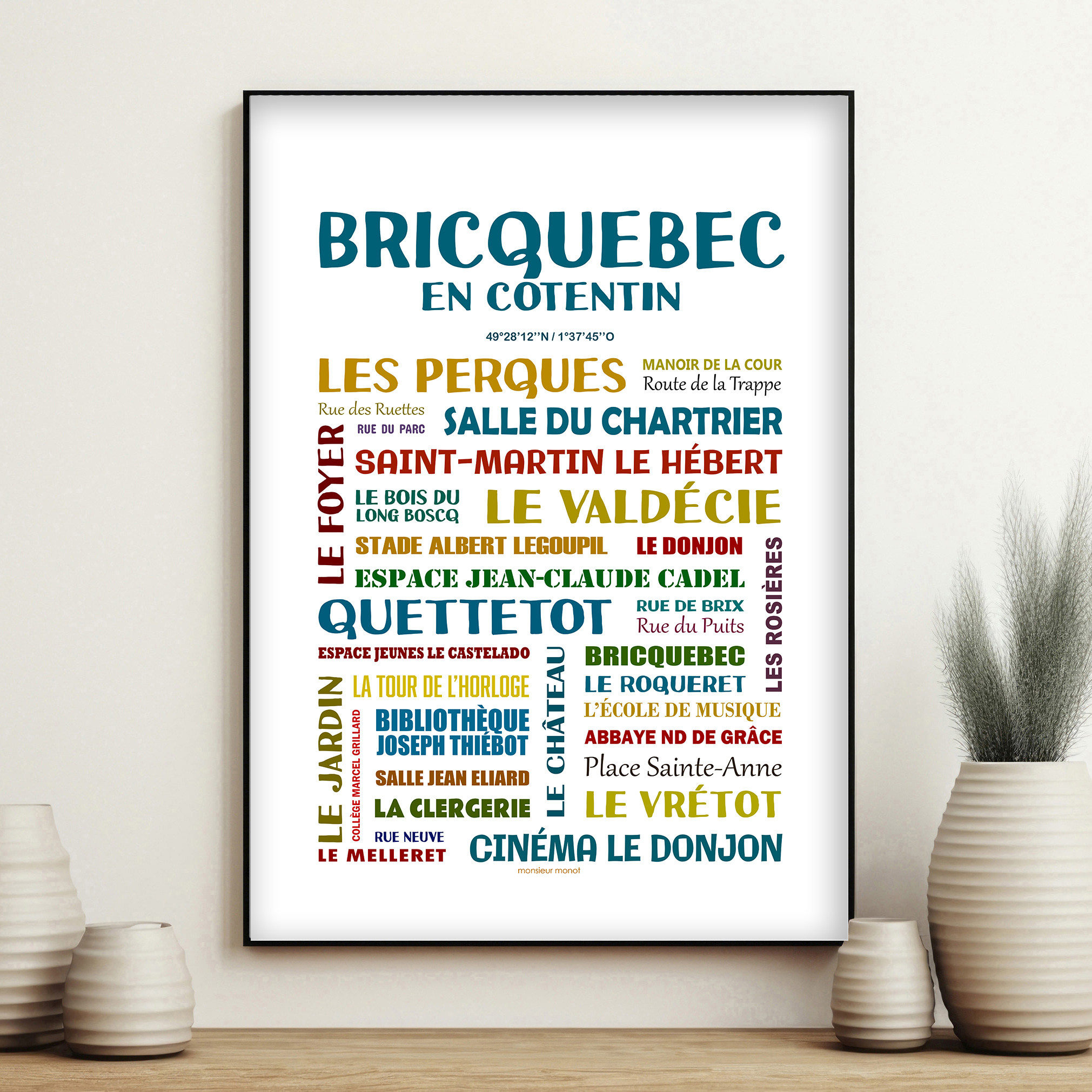 affiche Bricquebec en Cotentin