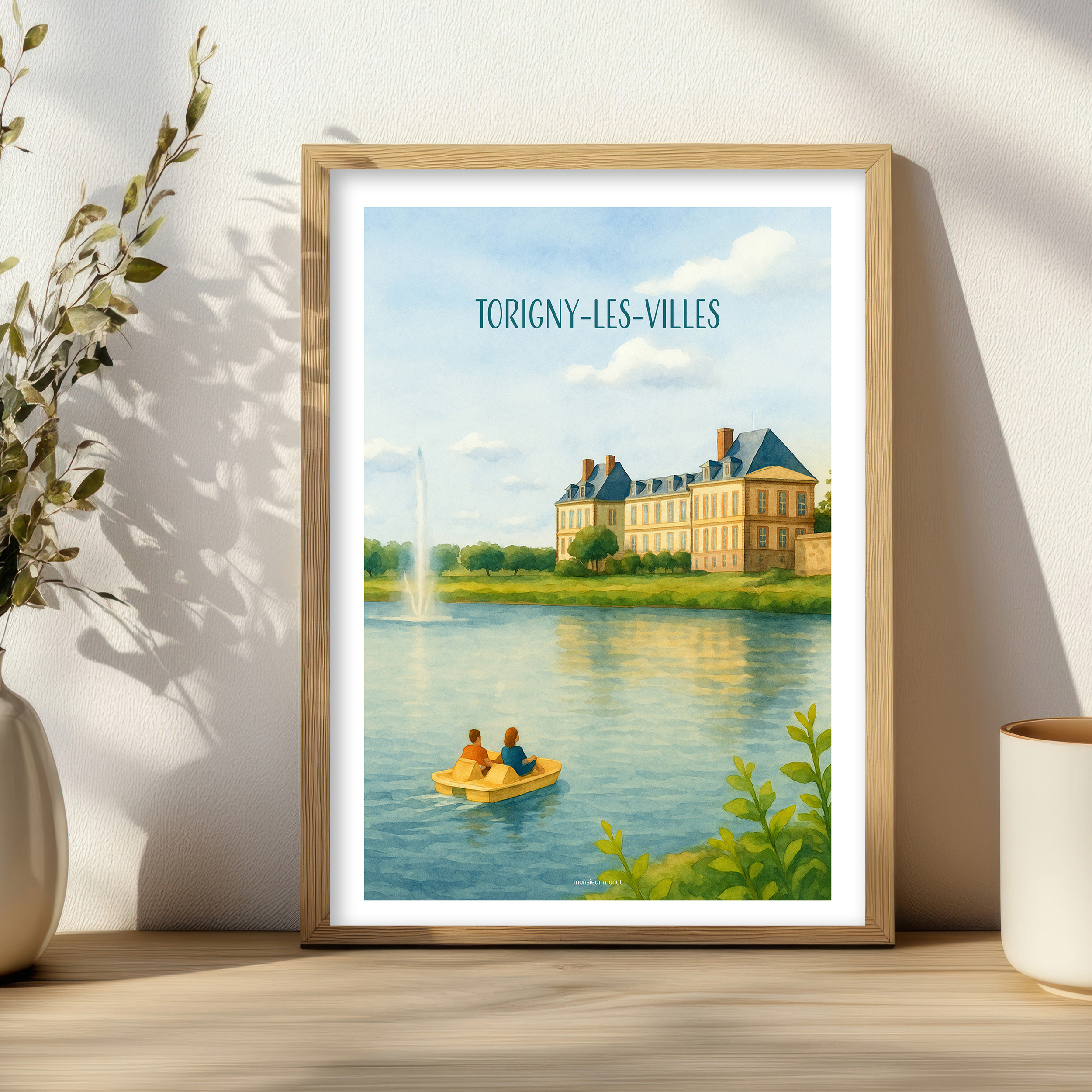 Affiche Torigny les villes le château