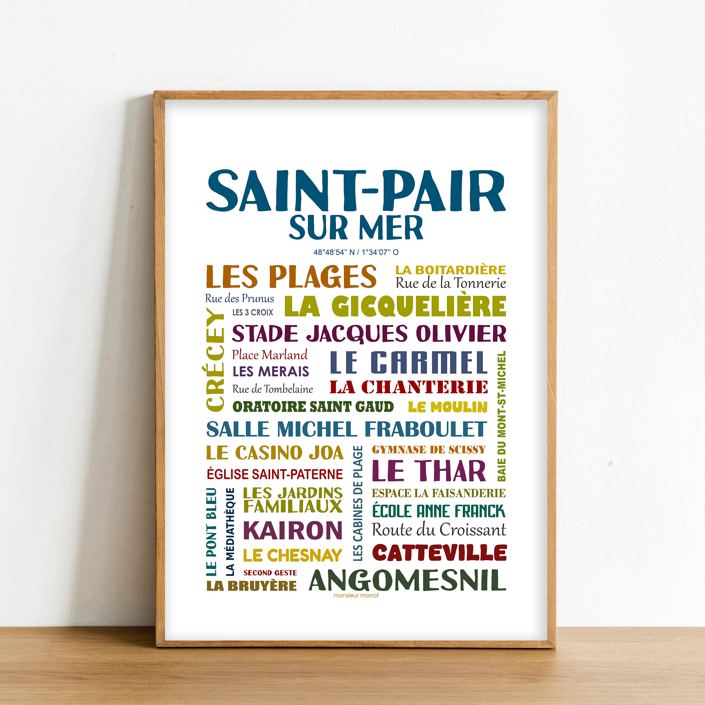 Affiche Saint-Pair sur mer