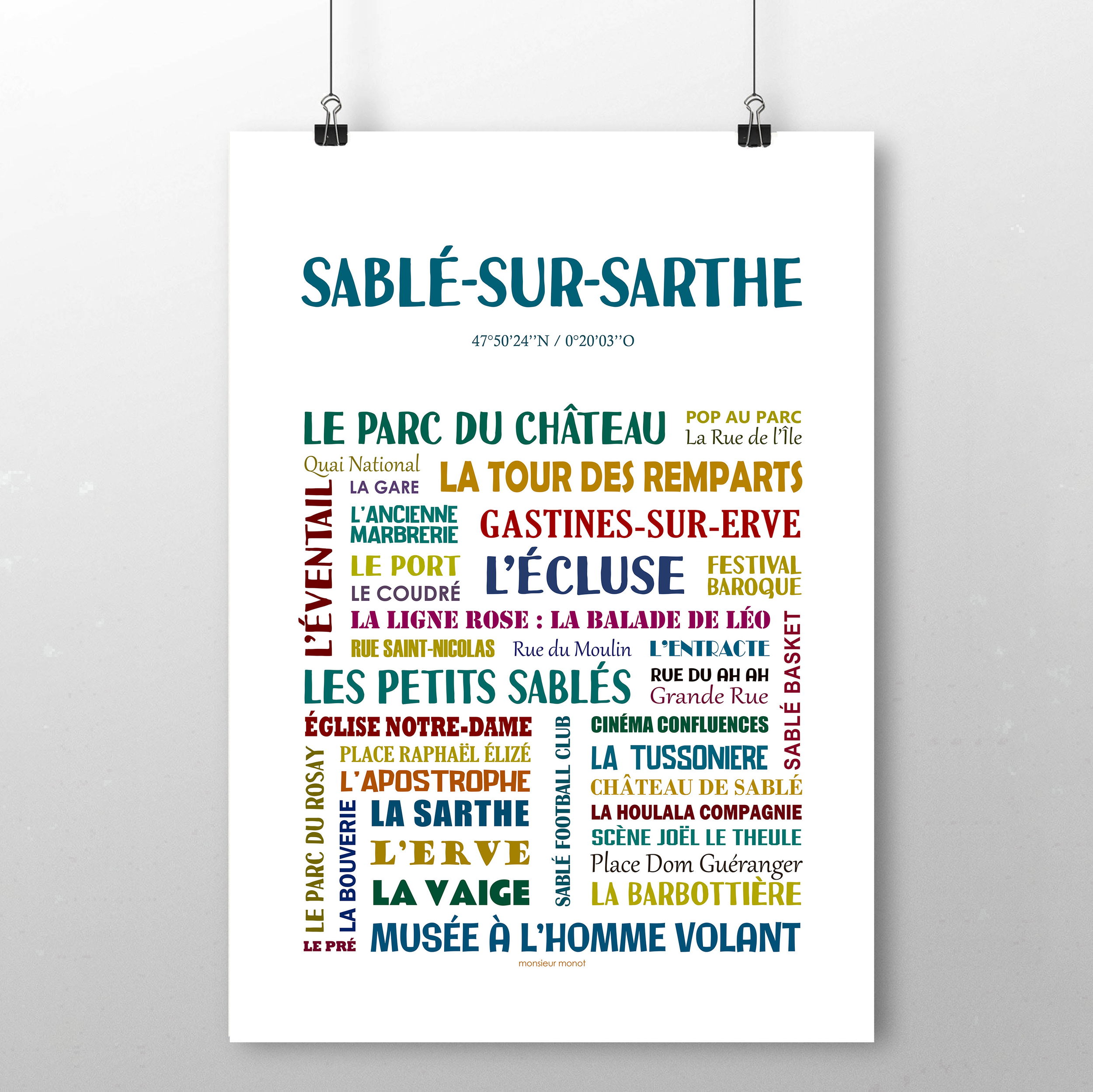 affiche de Sablé sur sarthe  2 NOUVELLE