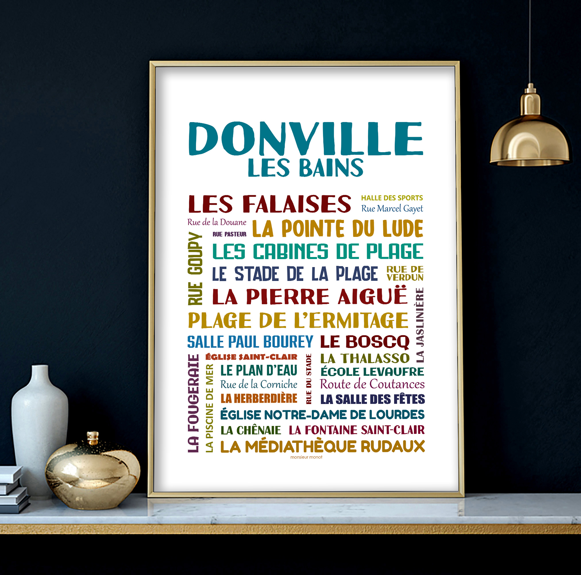 affiche Donville les bains quartiers