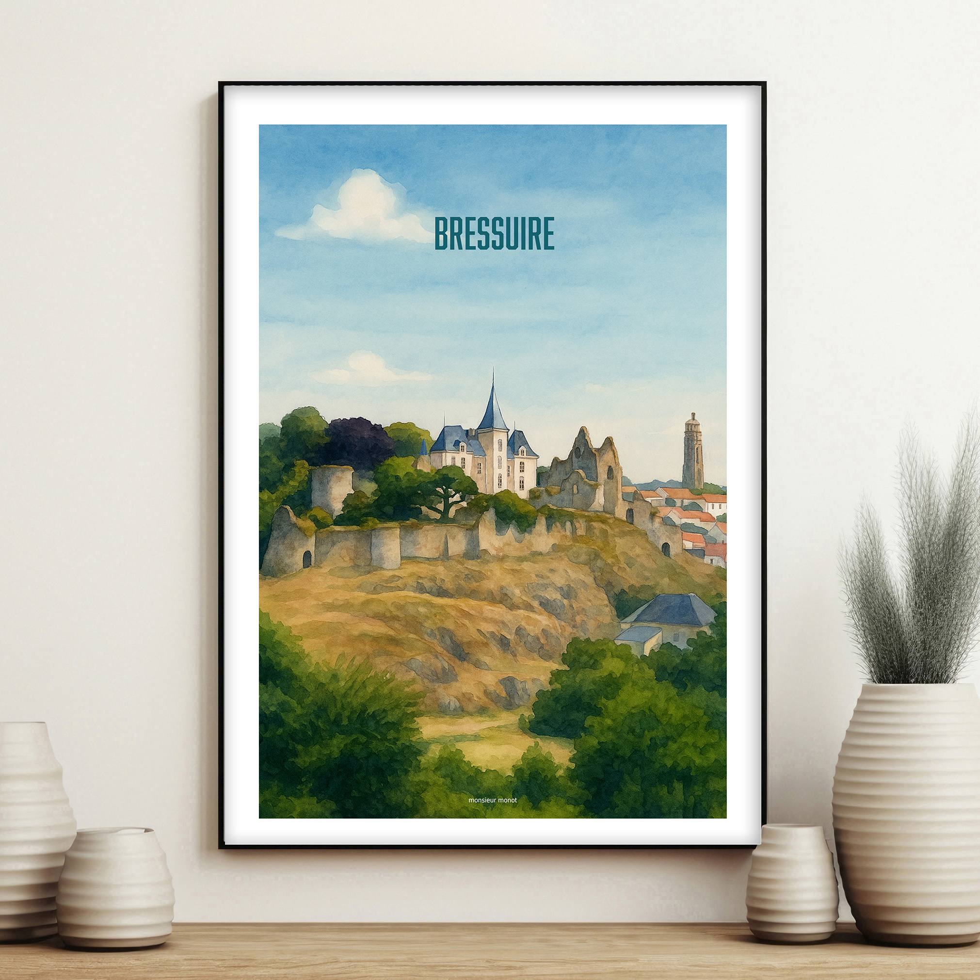 affiche Bressuire couleur