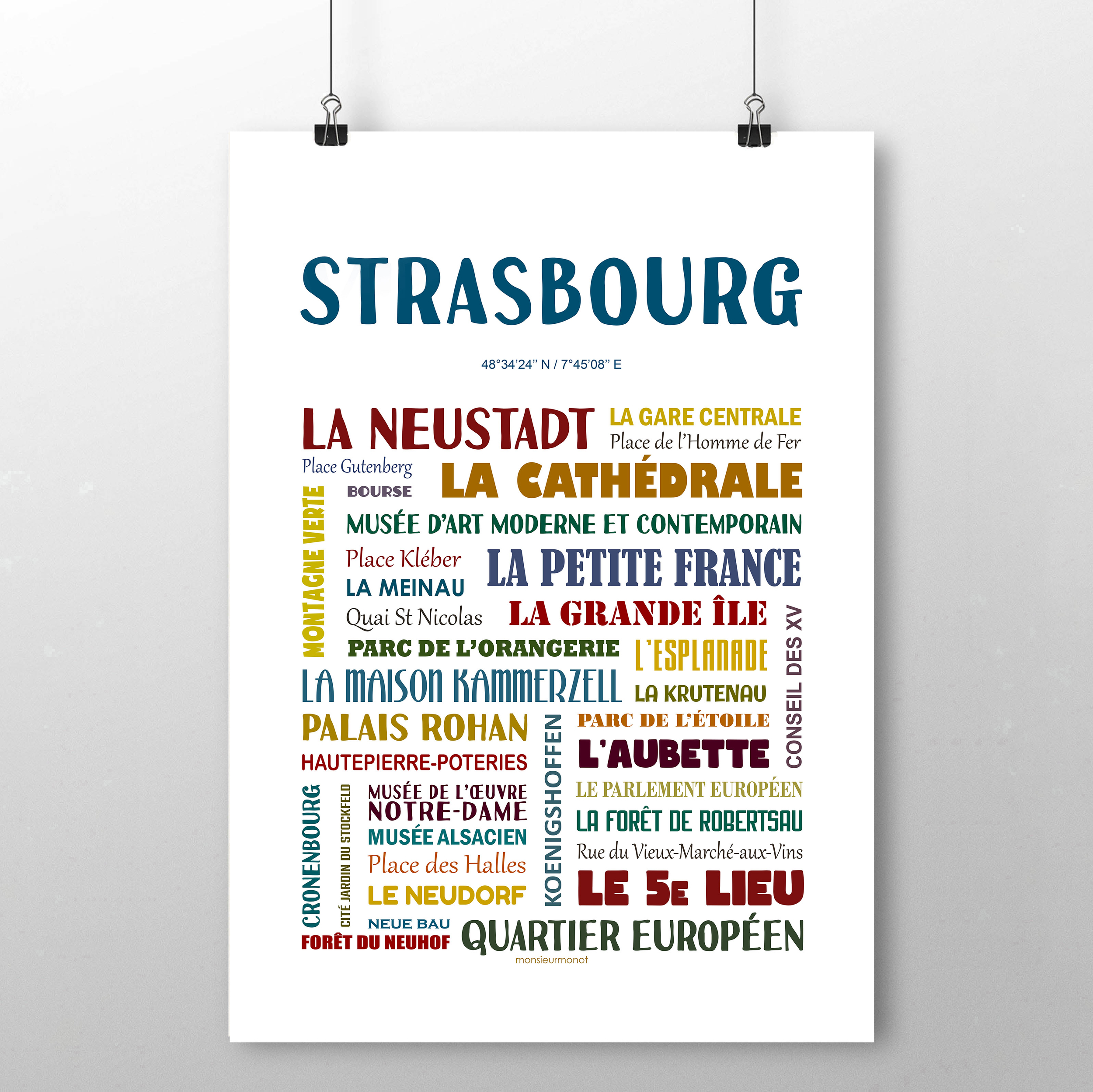 affiche Strasbourg quartiers 2