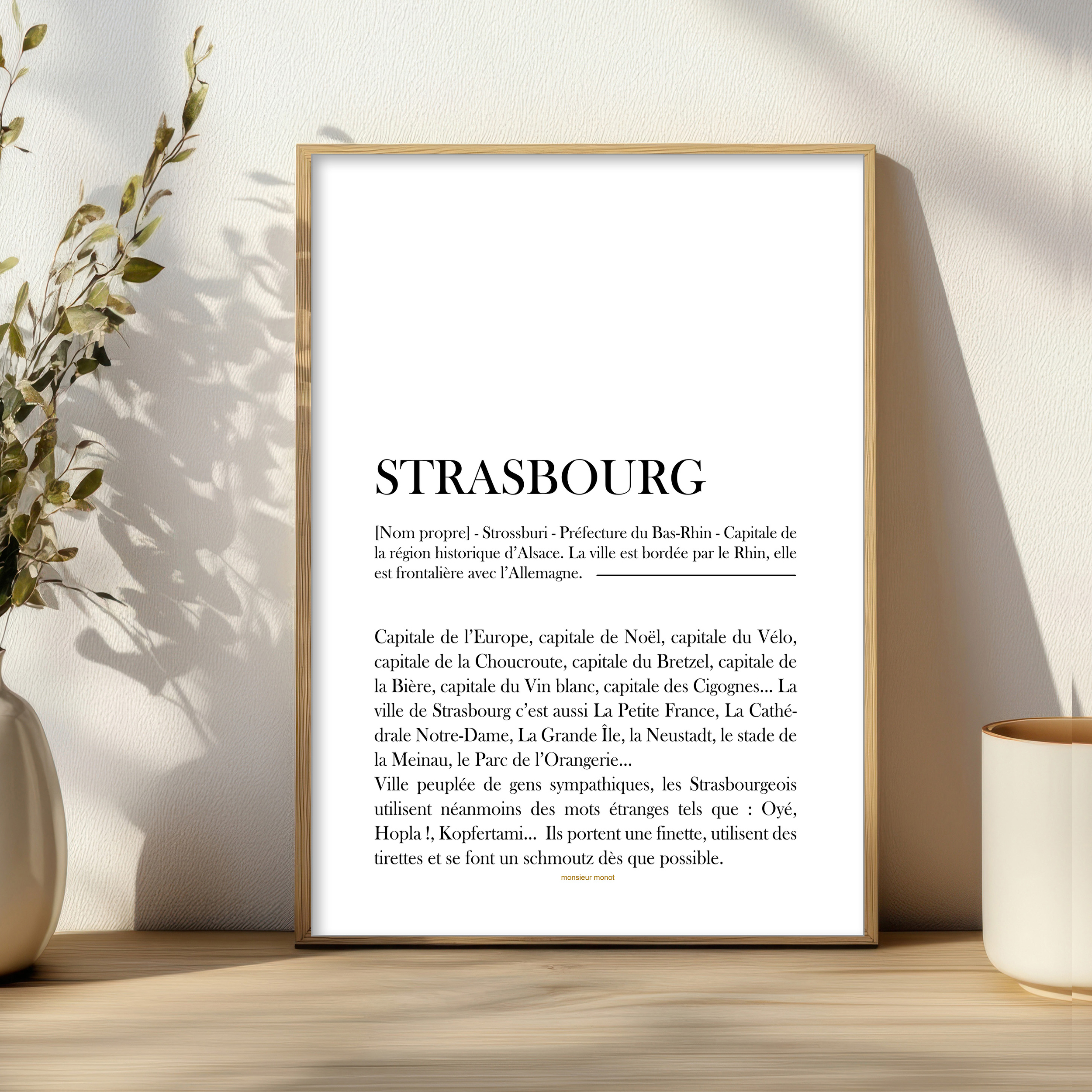 Affiche définition strasbourg