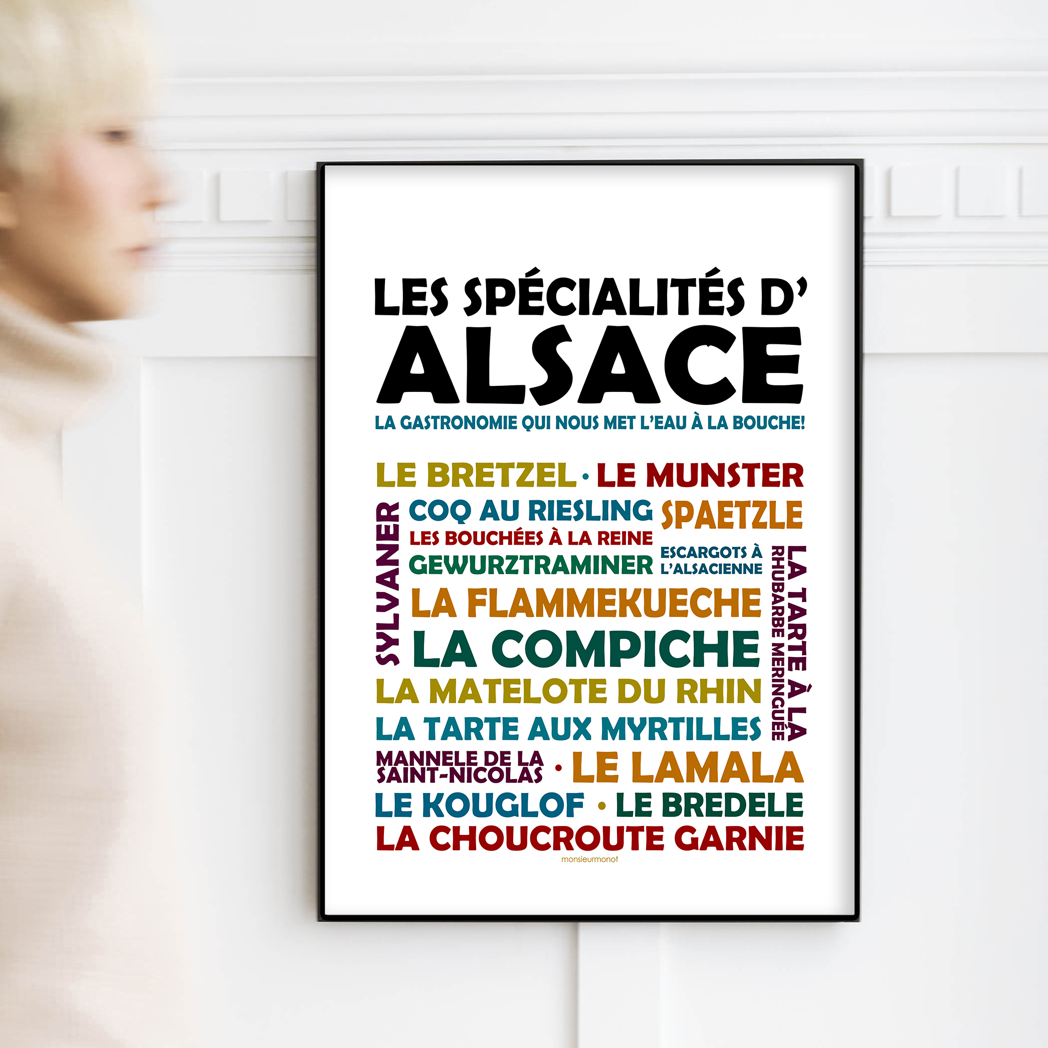 affiche Les spécialités dAlsace