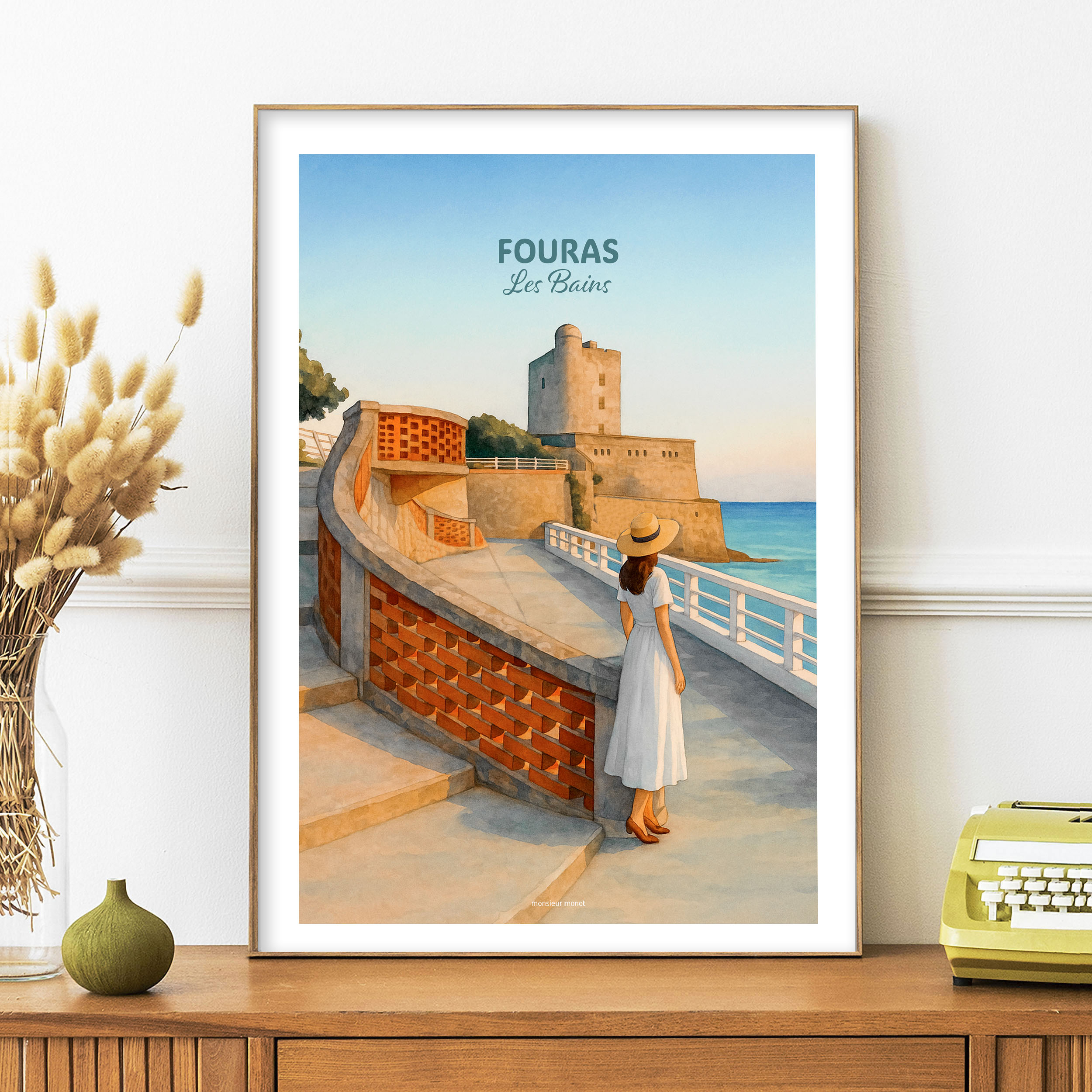 affiche Fouras couleur