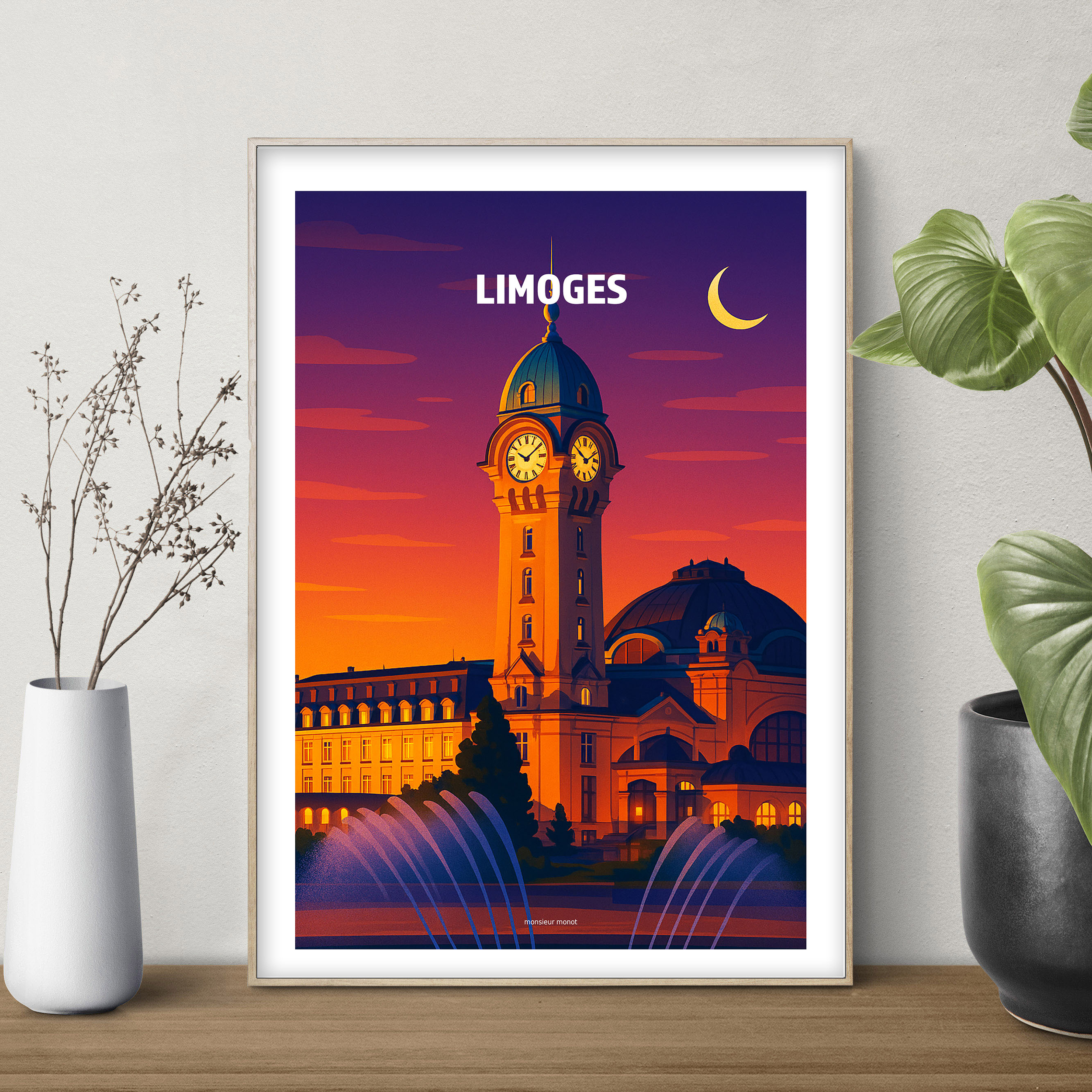 affiche Limoges la nuit