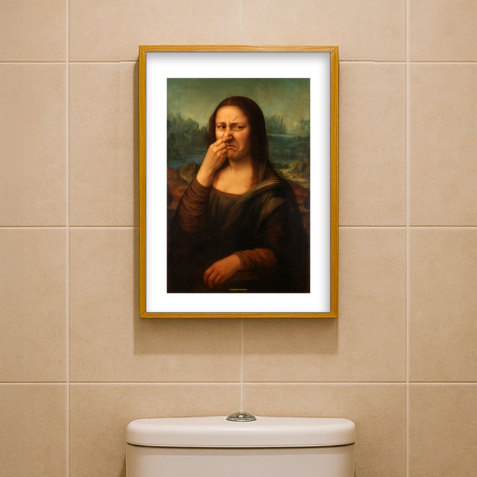 mona lisa WC Joconde