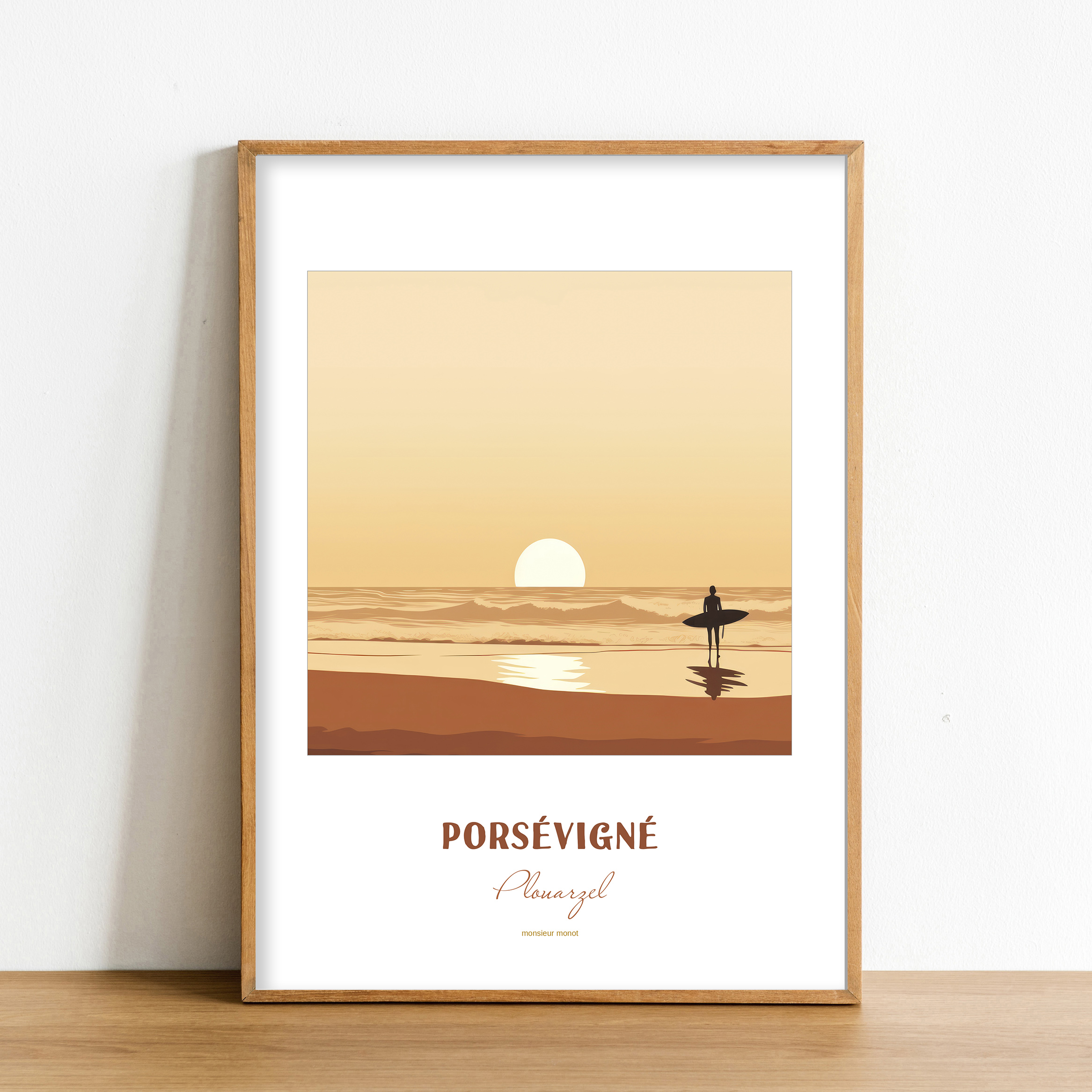 Affiche Porsévigné Plouarzel Plage