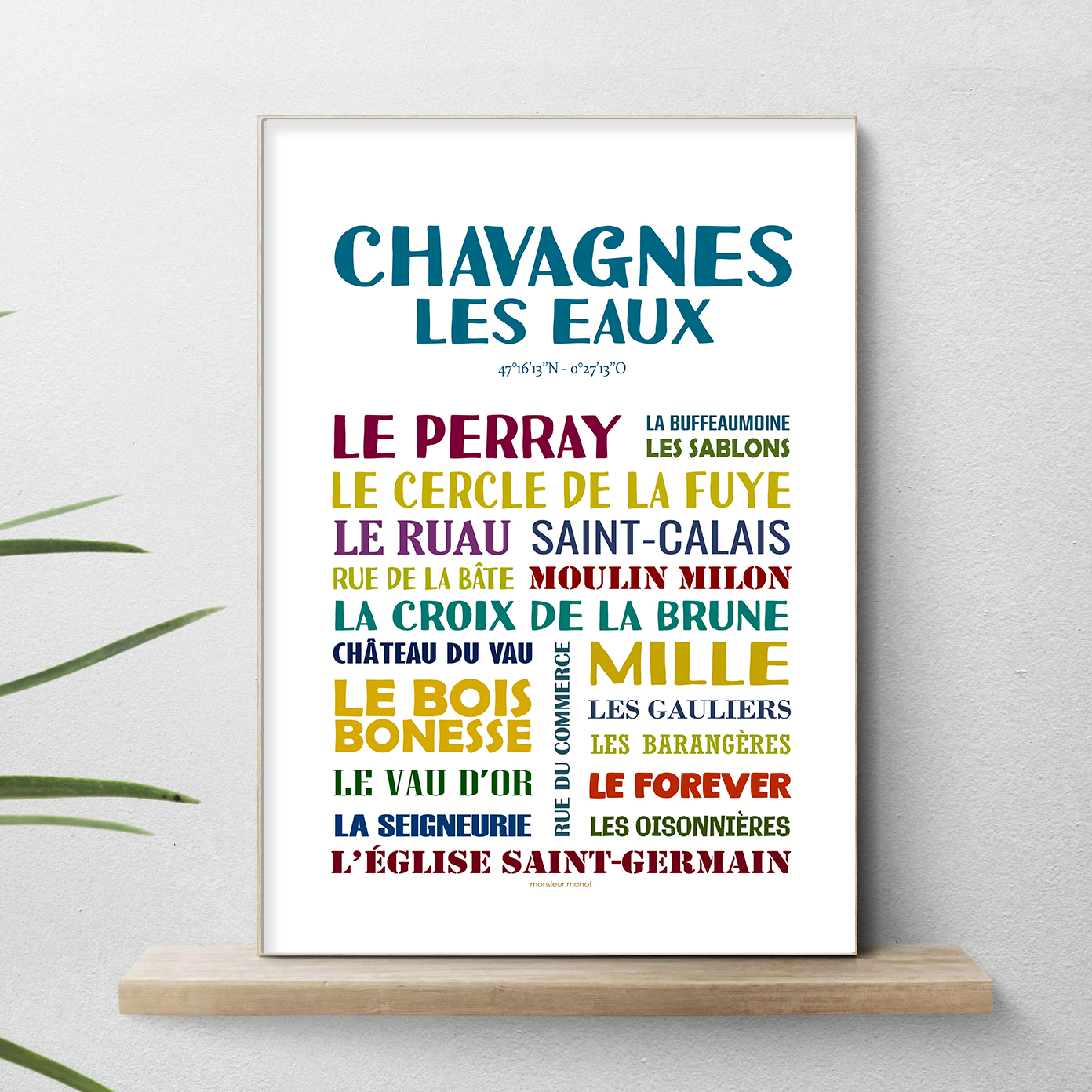 affiche Chavagnes les eaux