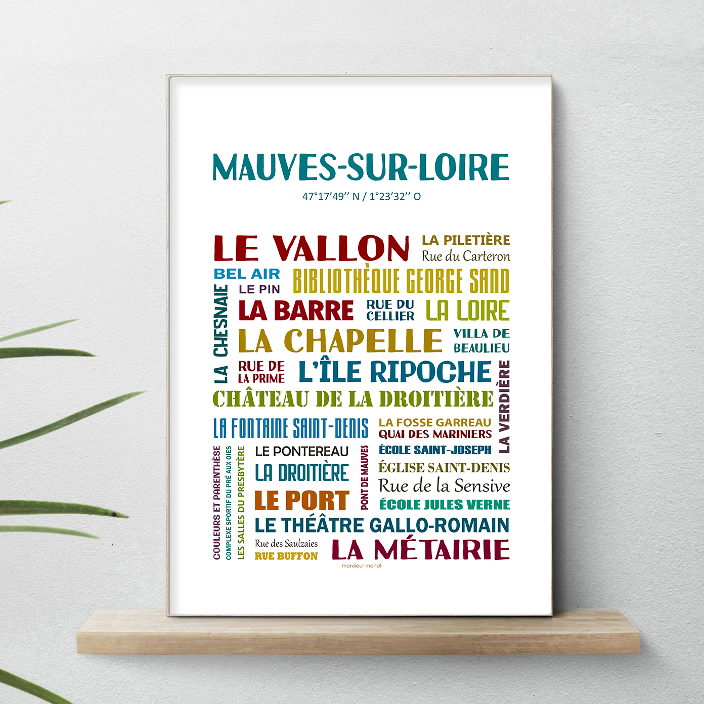 affiche Mauves sur loire