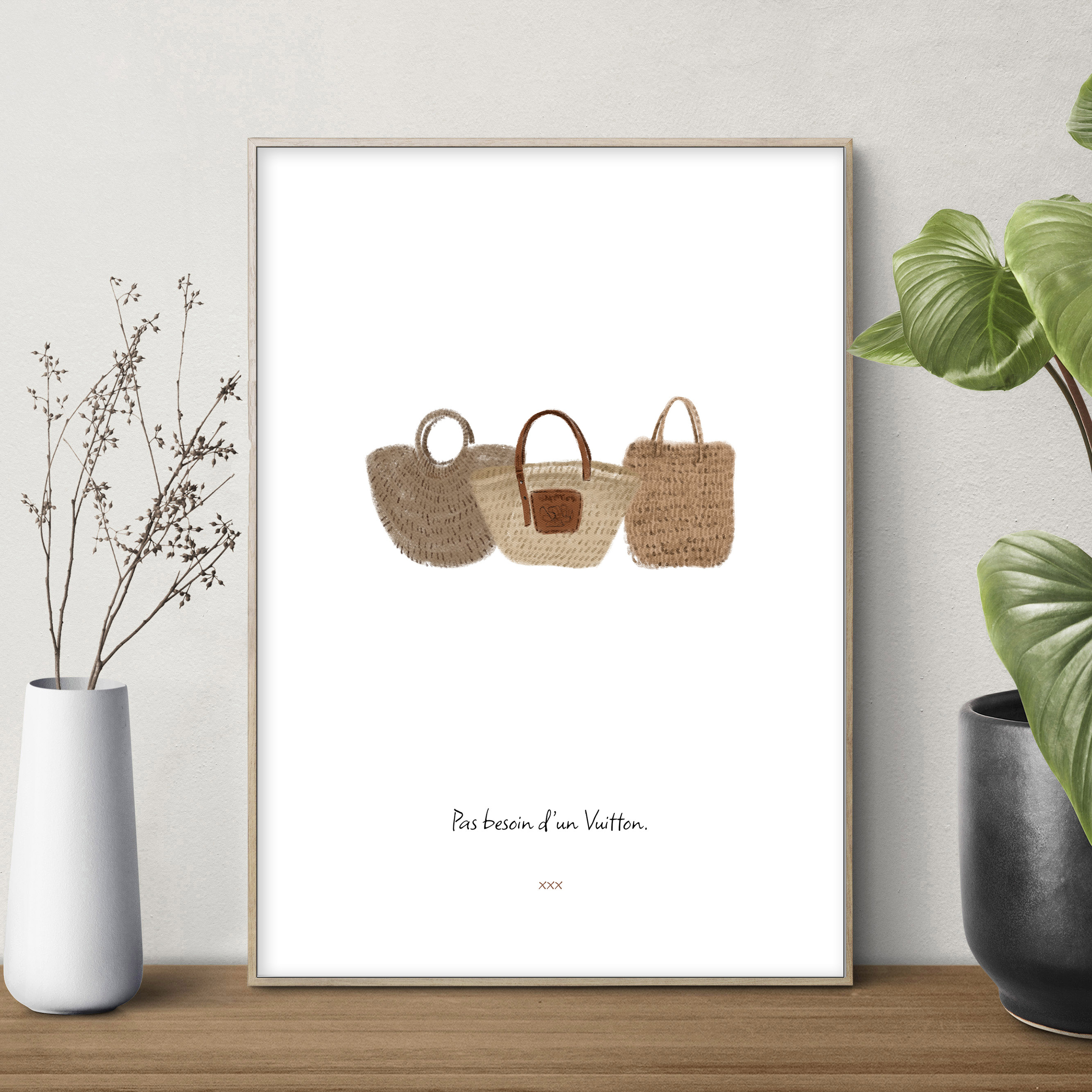 affiche Pas besoin dun Vuitton