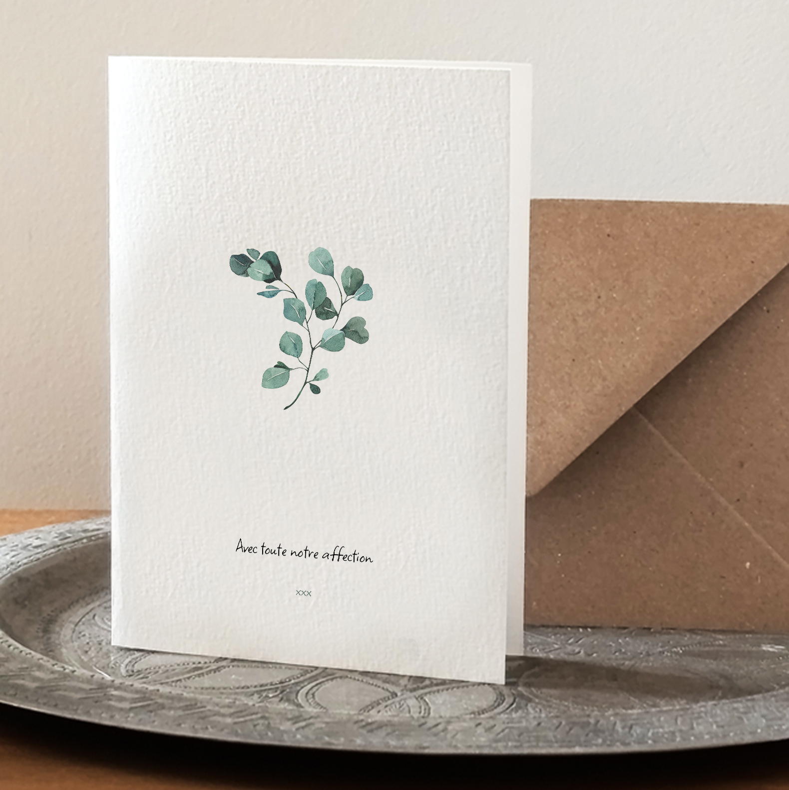 Carte les papiers de marion avec toute notre affection