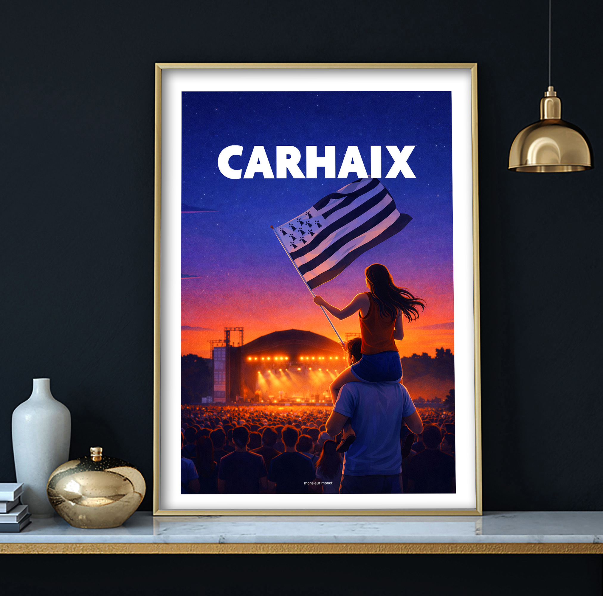affiche Carhaix La Nuit Les Vieilles Charrues