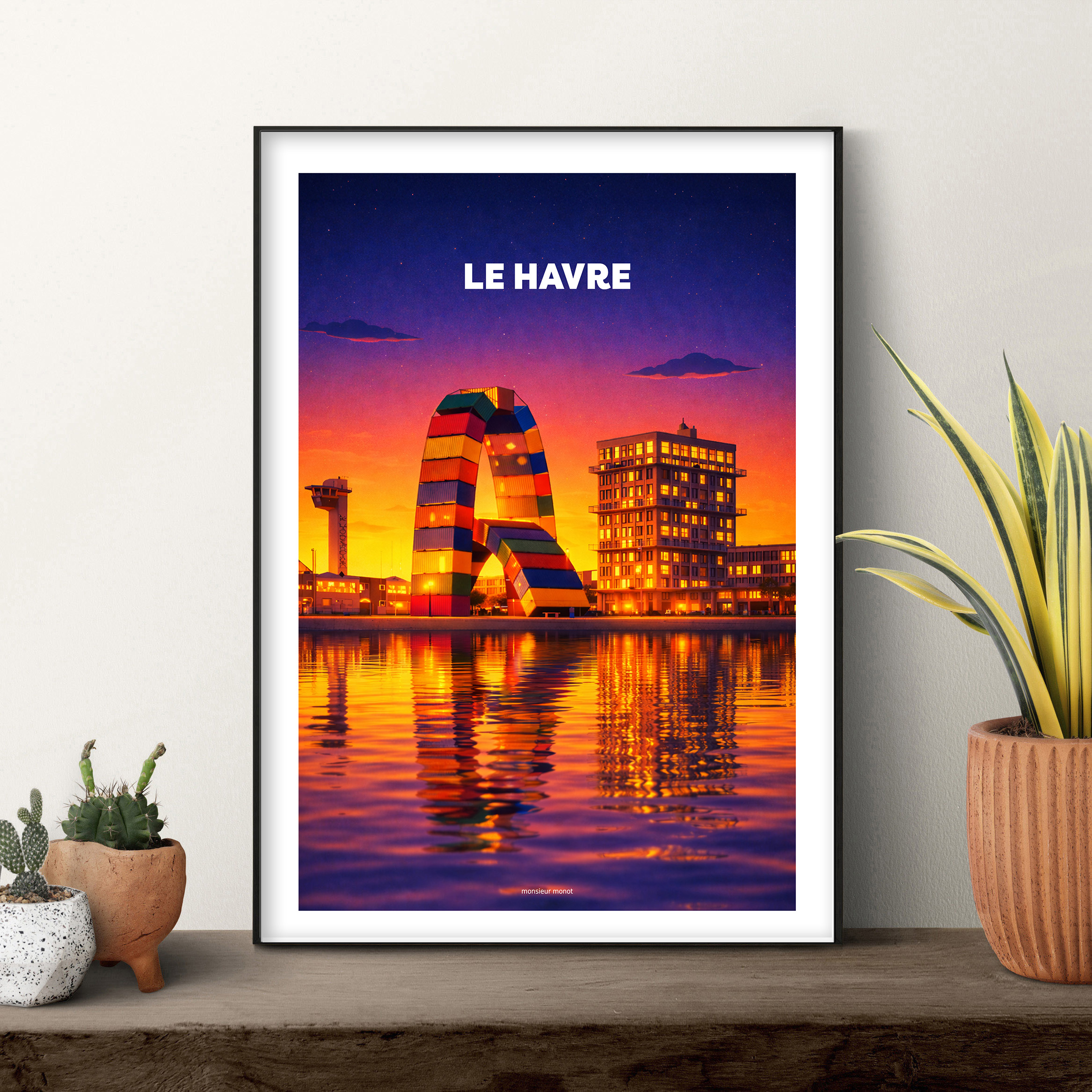 affiche Le Havre By Night