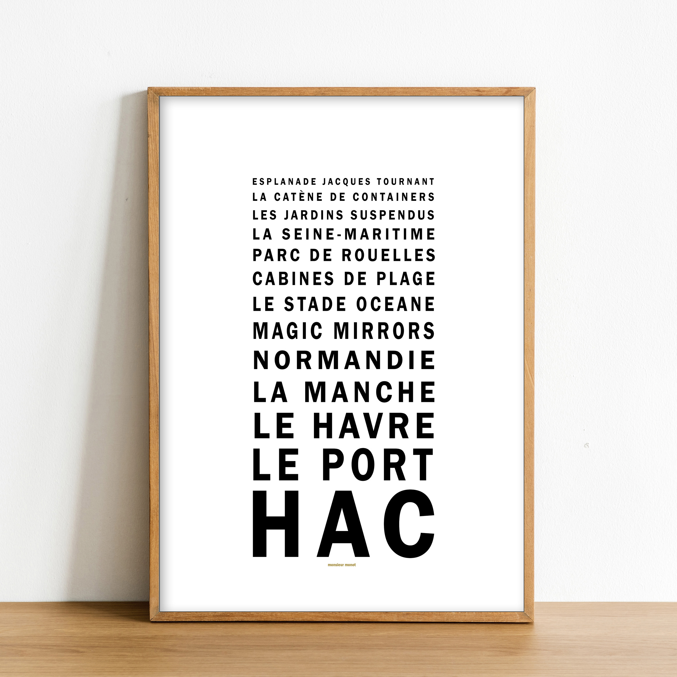 affiche opticien Le Havre