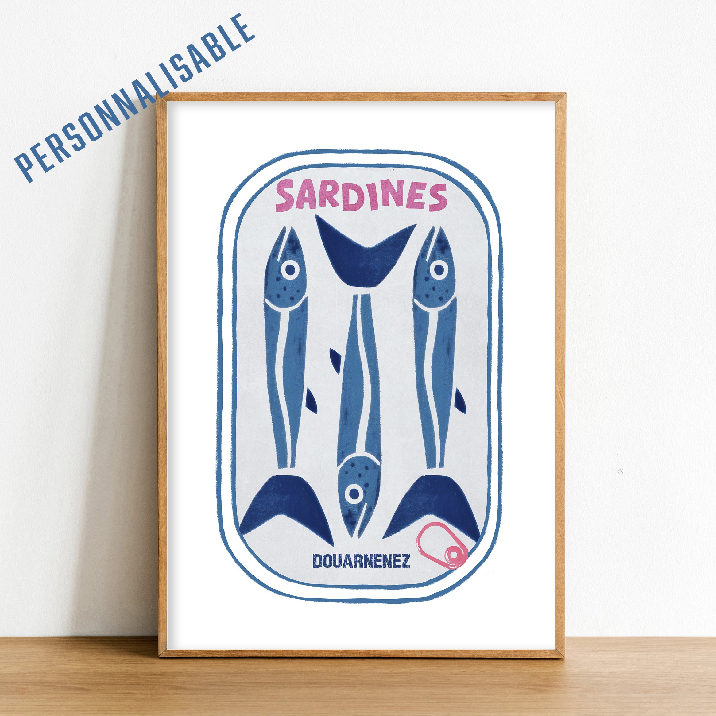 Affiche boite de sardines 2