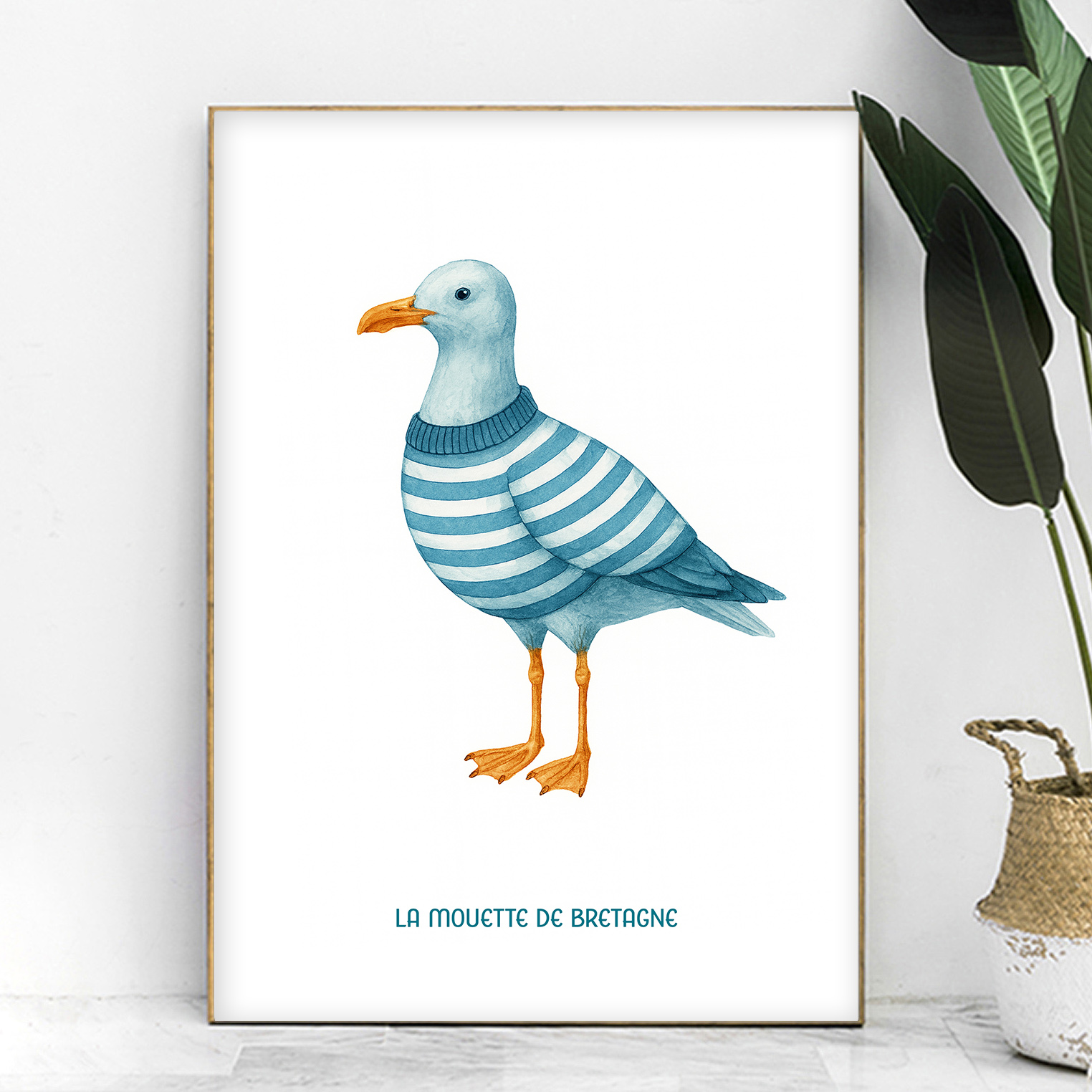 affiche La mouette de Bretagne