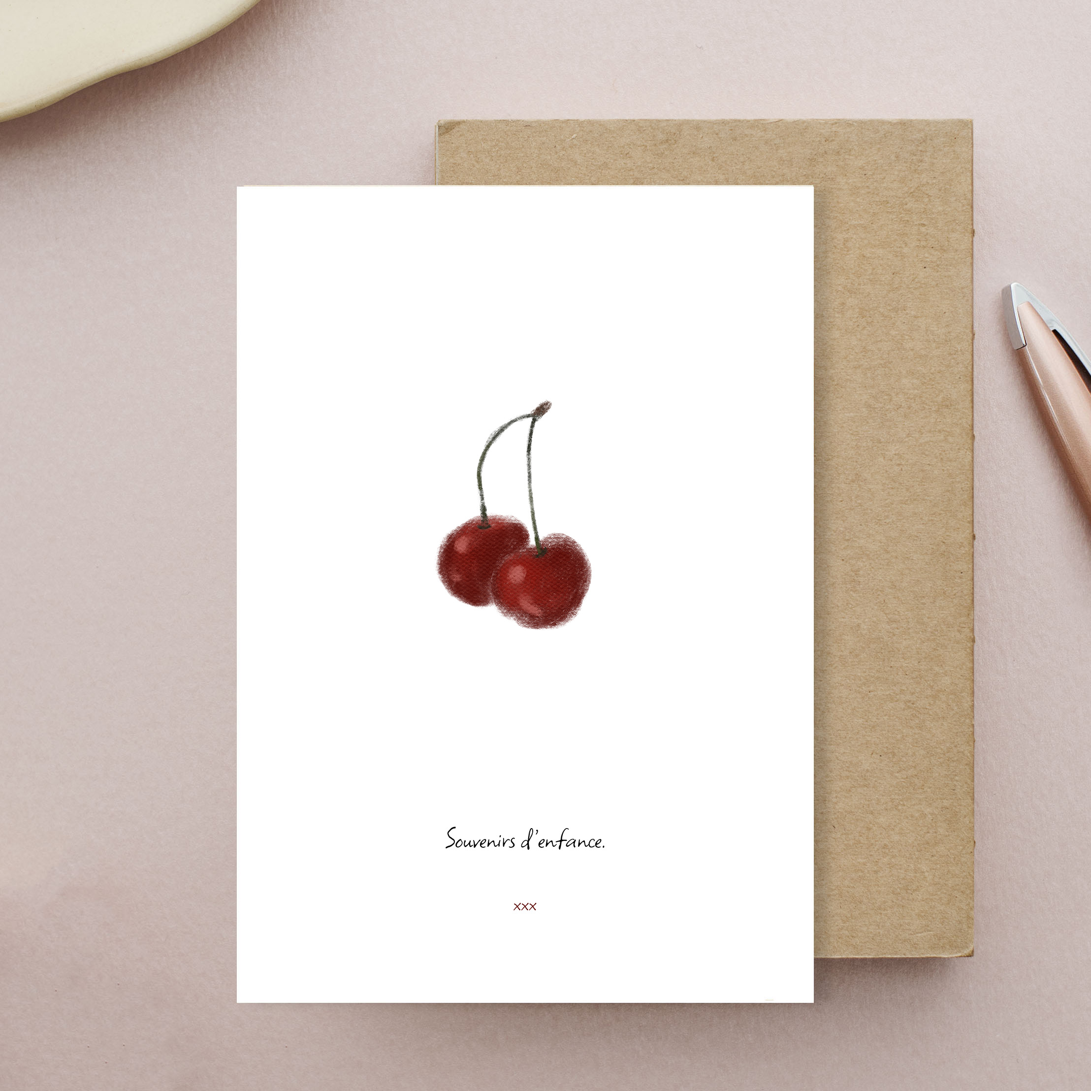 carte Souvenirs denfance