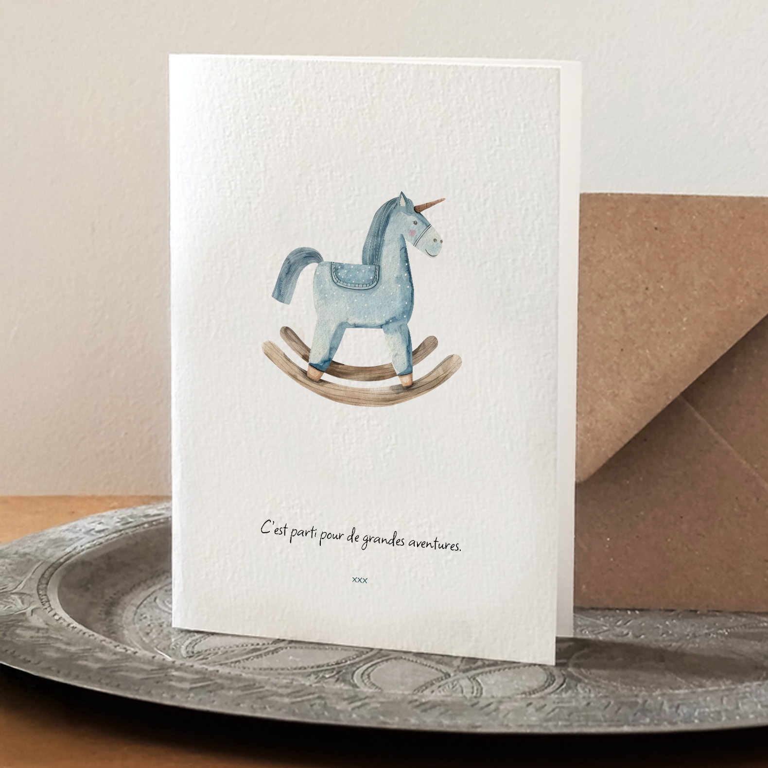 Carte Cest parti pour de grandes aventures