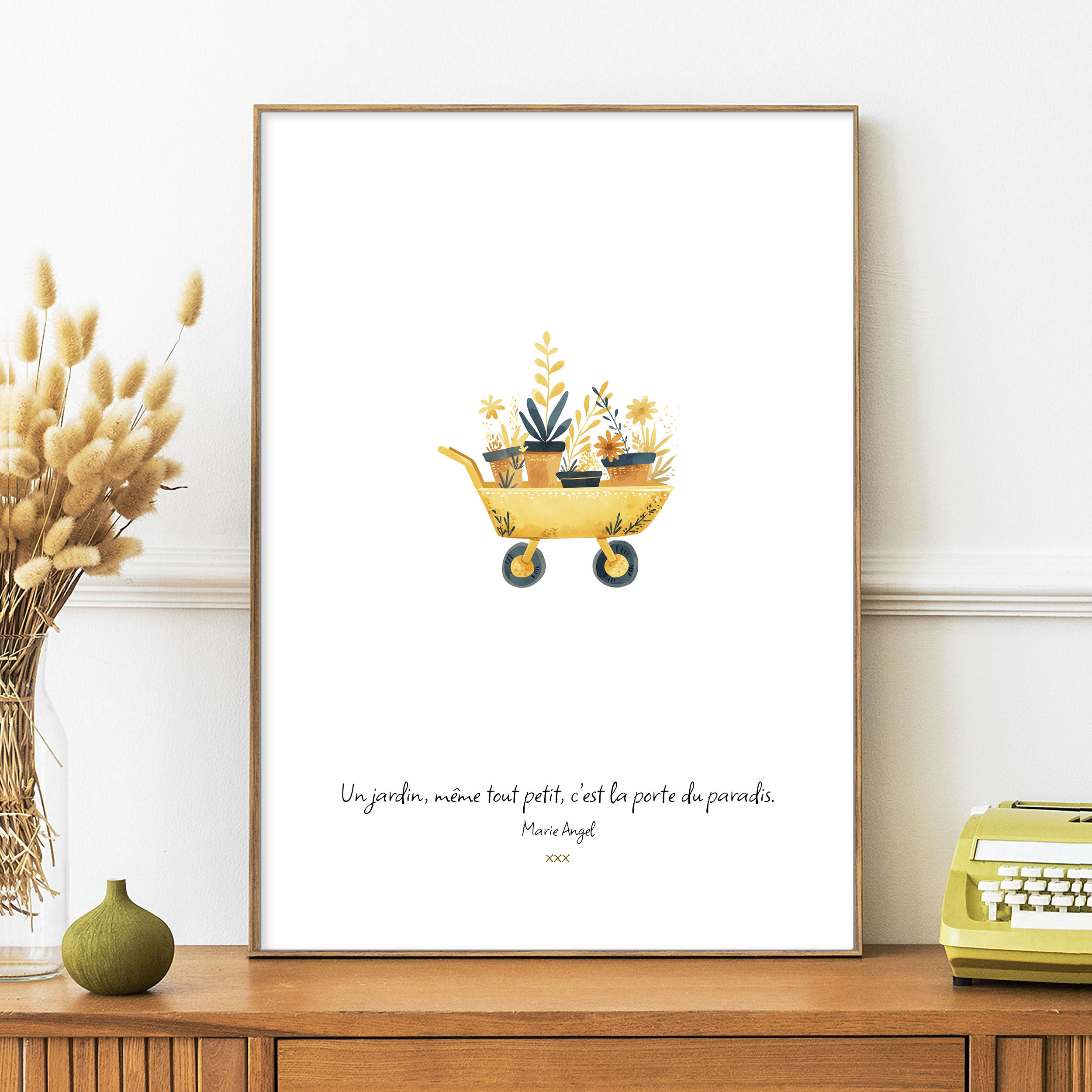 affiche Un jardin même tout petit