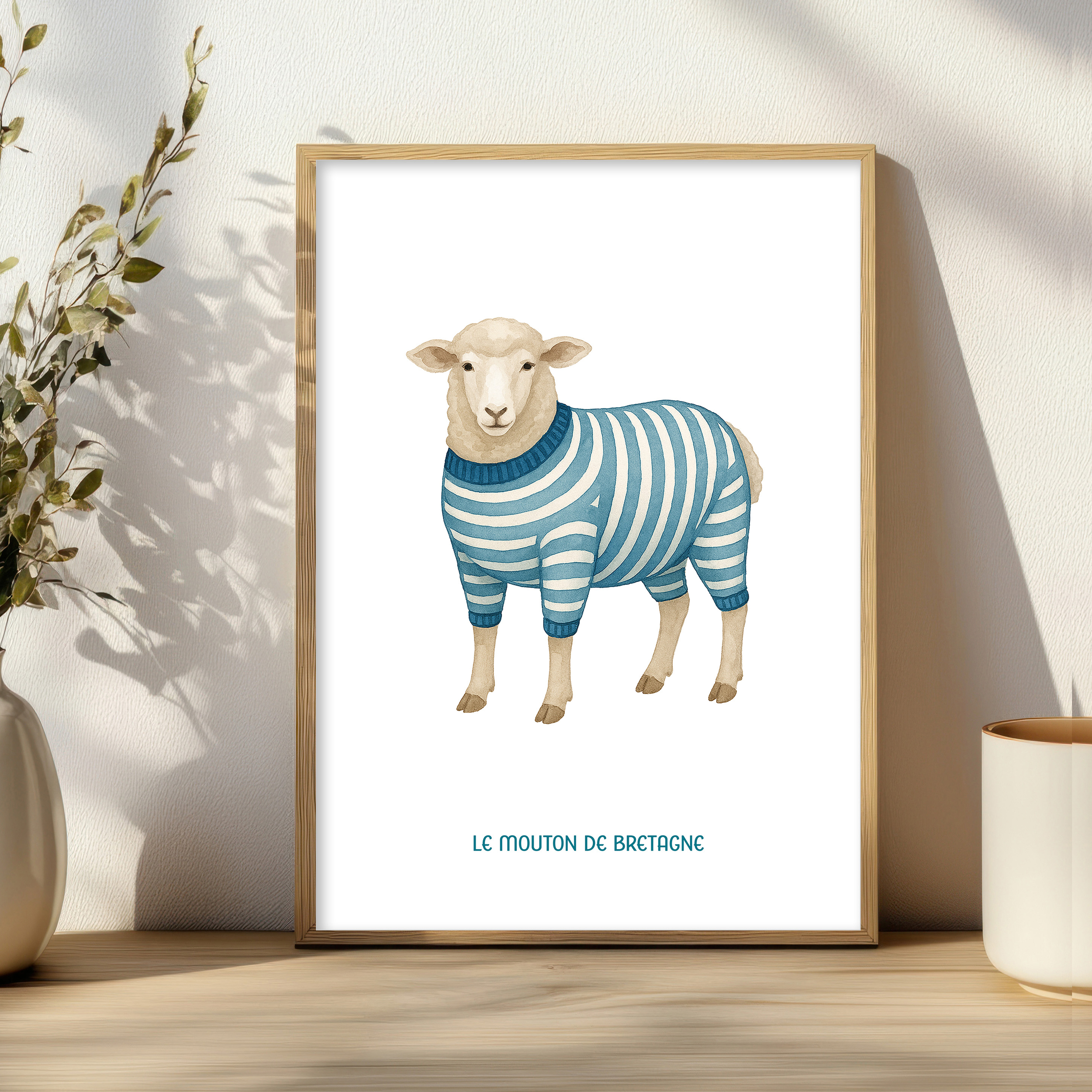 Affiche Le mouton de bretagne