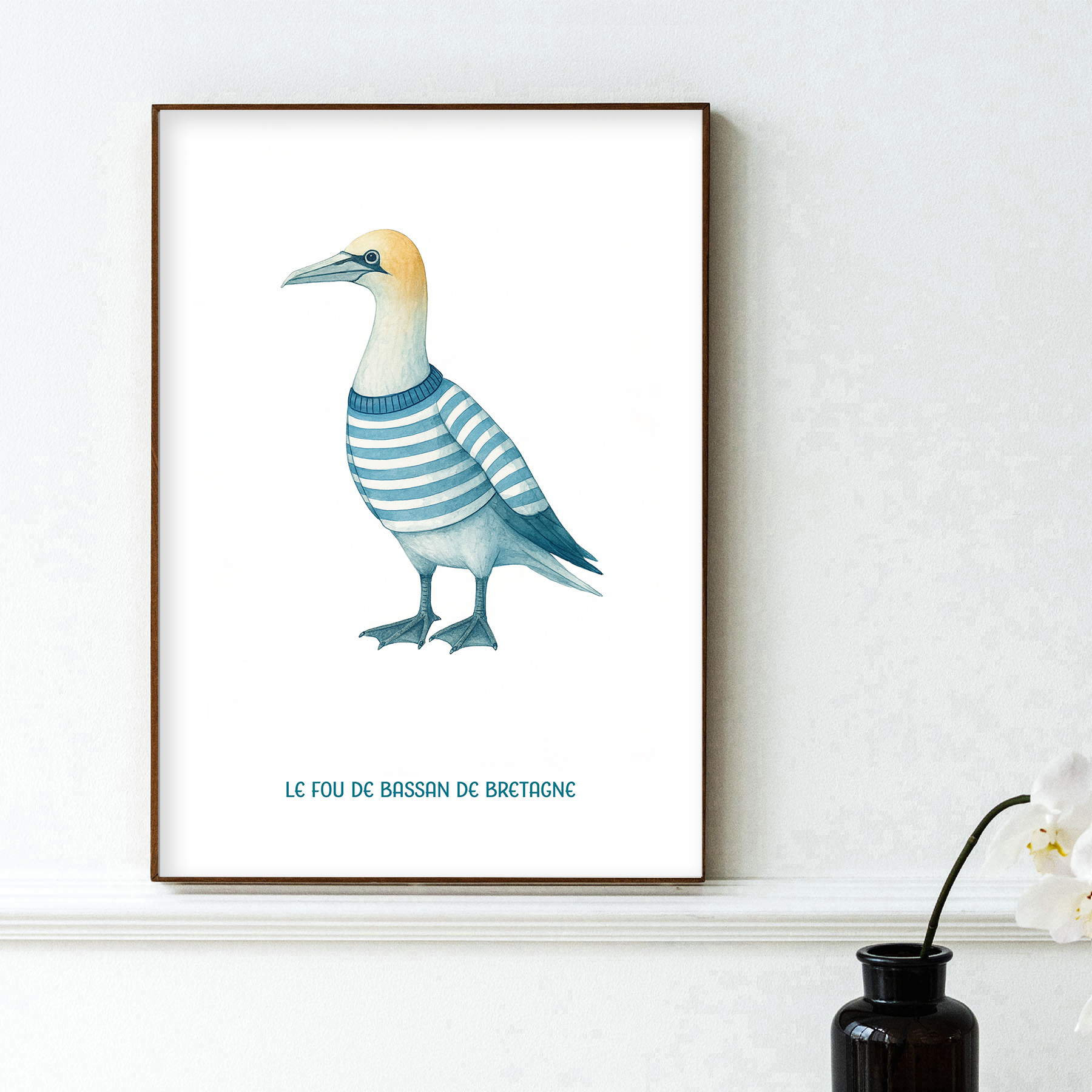 affiche Le Fou de bassan de Bretagne