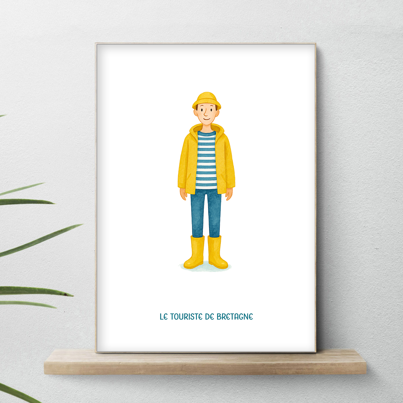 affiche Le touriste de Bretagne
