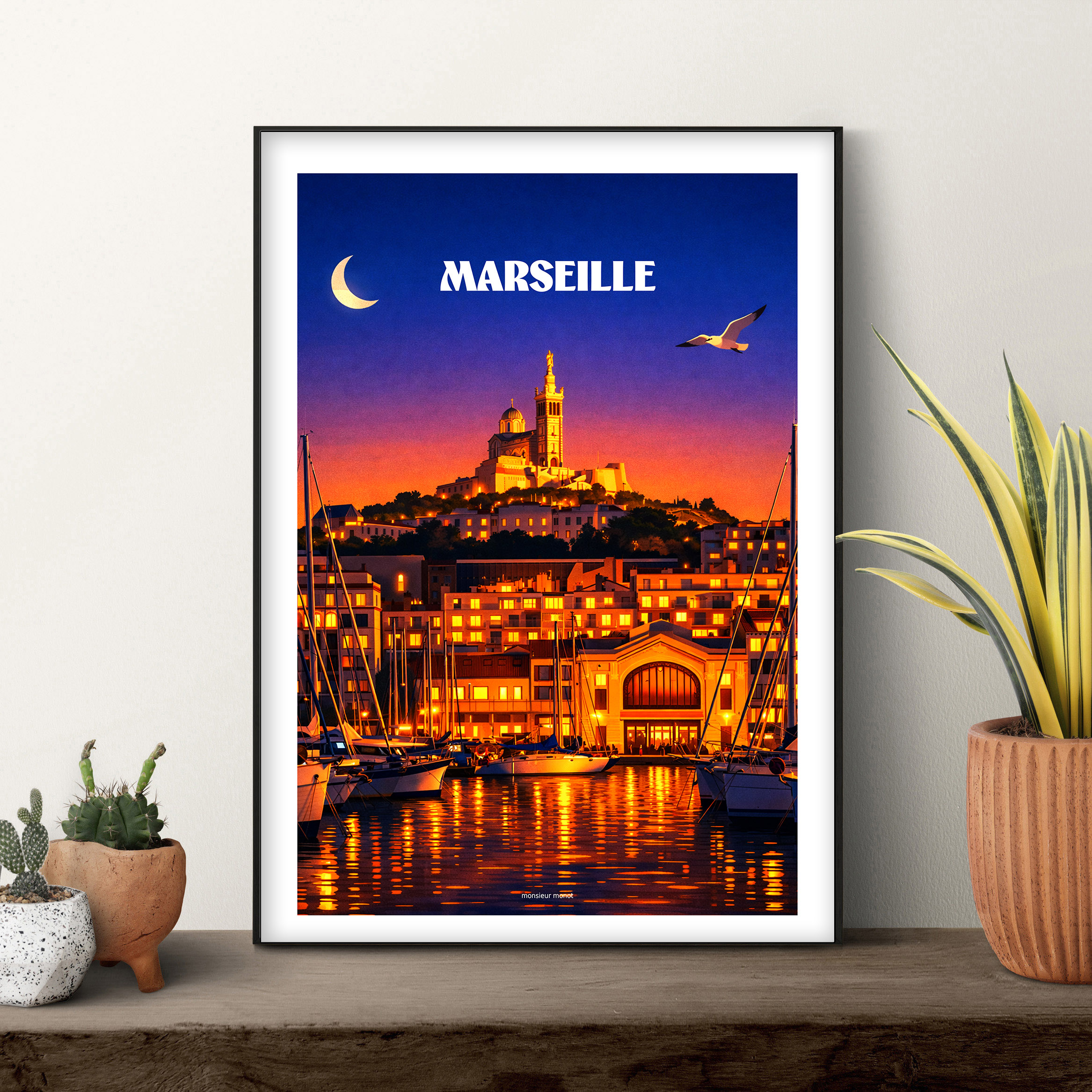affiche Marseille Le Port