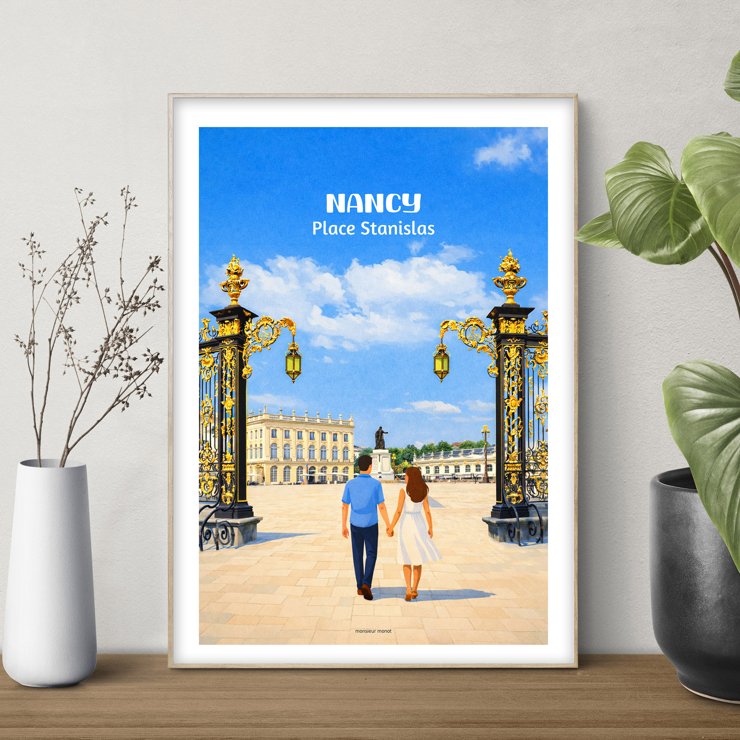 affiche Nancy place stanislas de jour