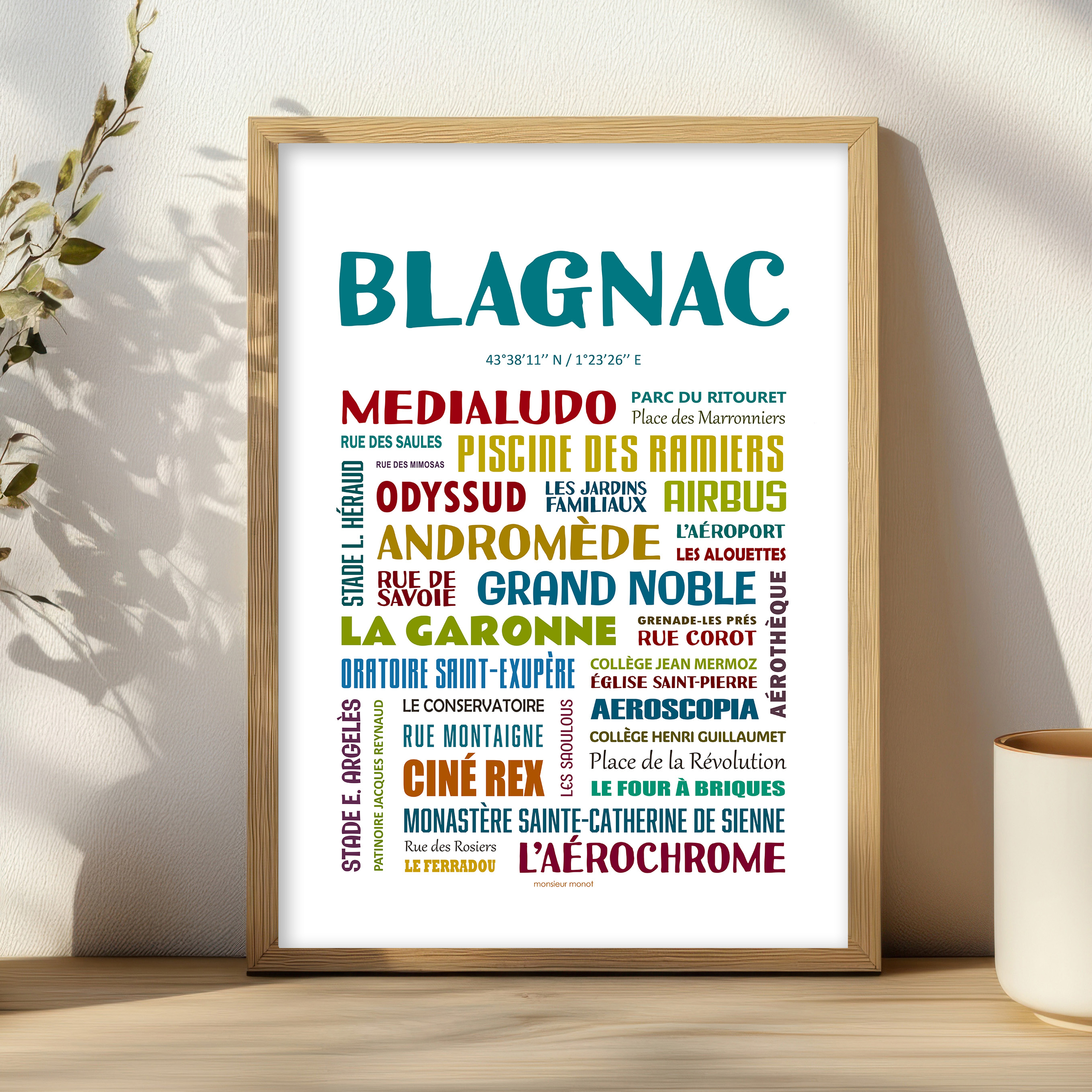Affiche Blagnac Quartiers