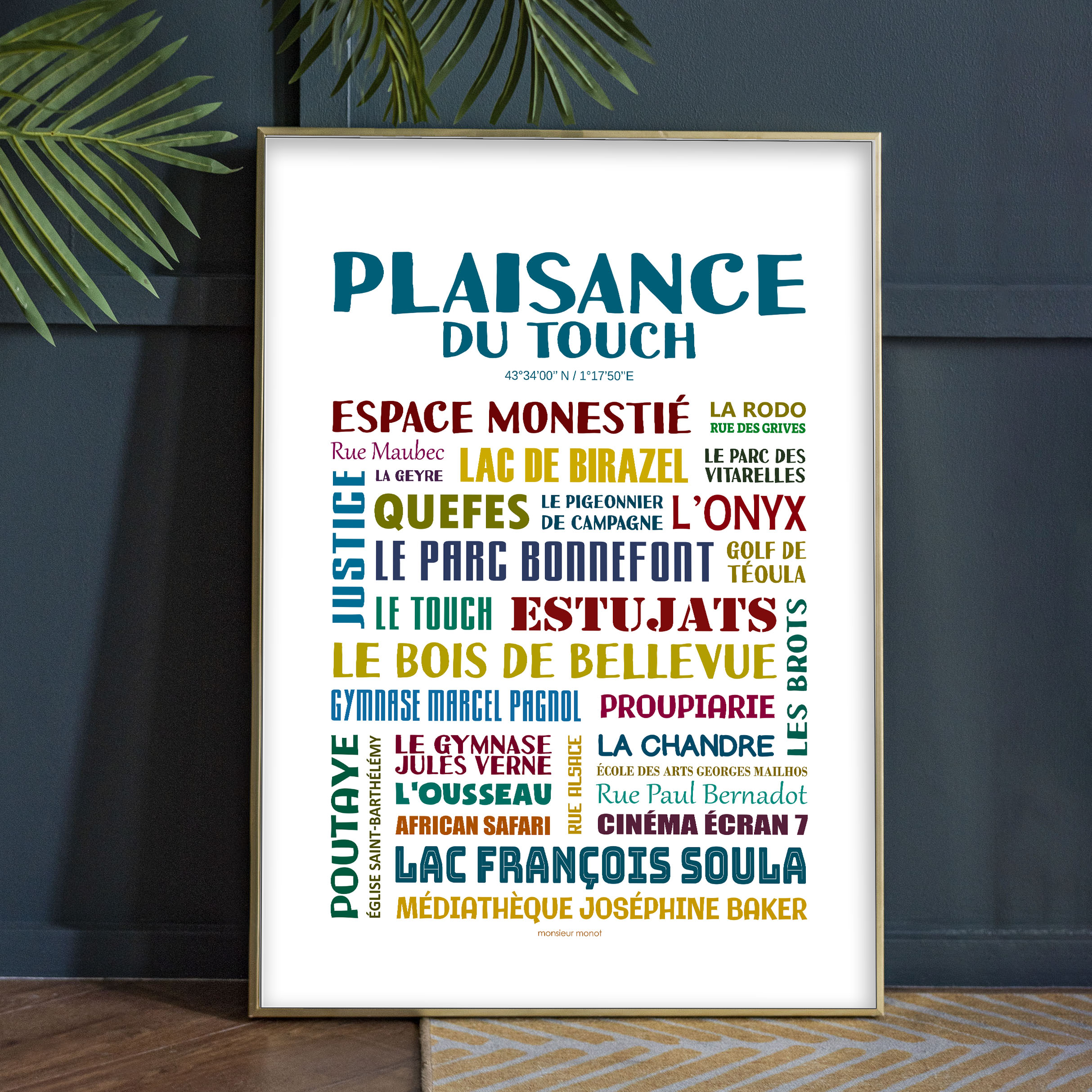 Affiche Plaisance du Touch quartier