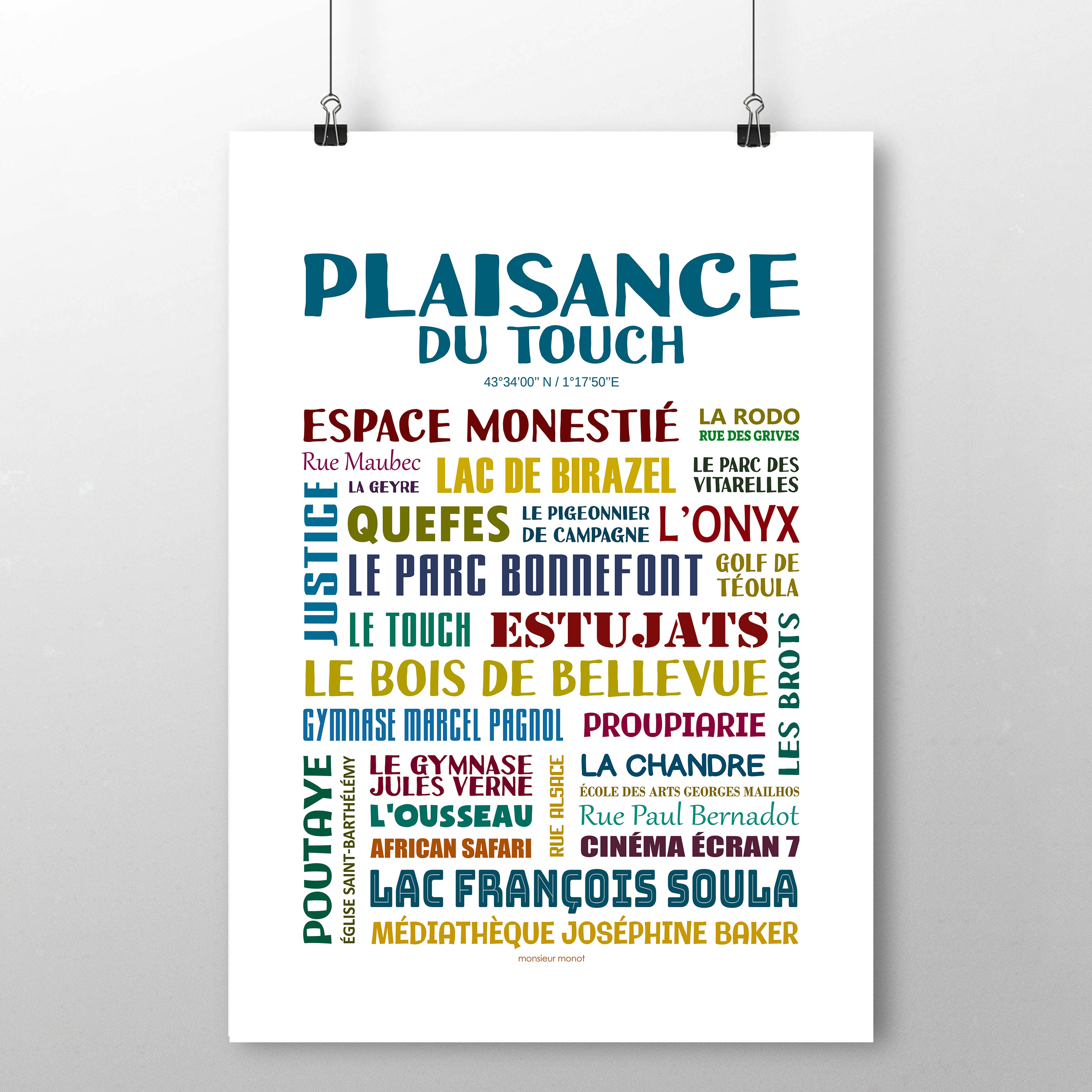 affiche Plaisance du Touch quartiers 2