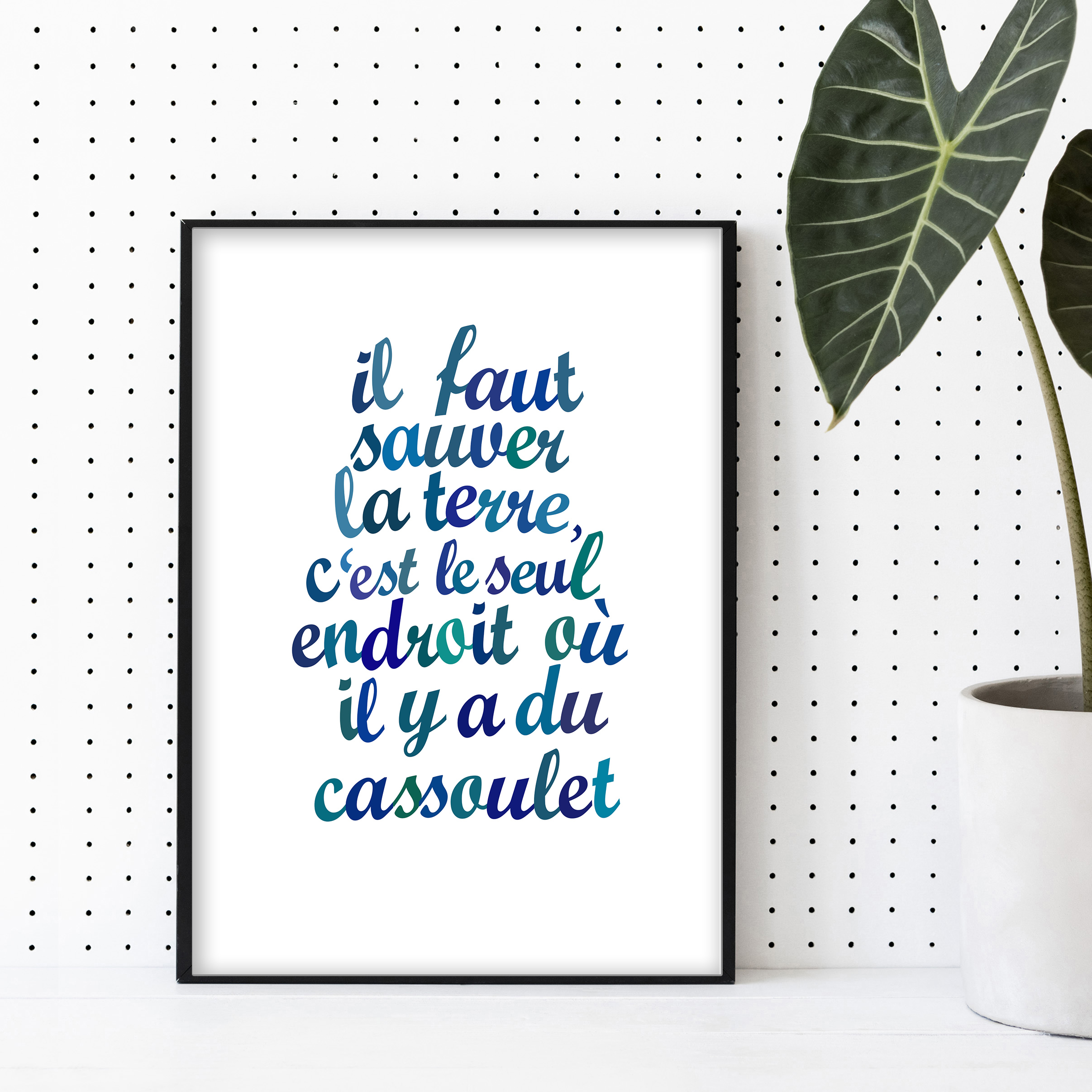 affiche Il faut sauver... Cassoulet