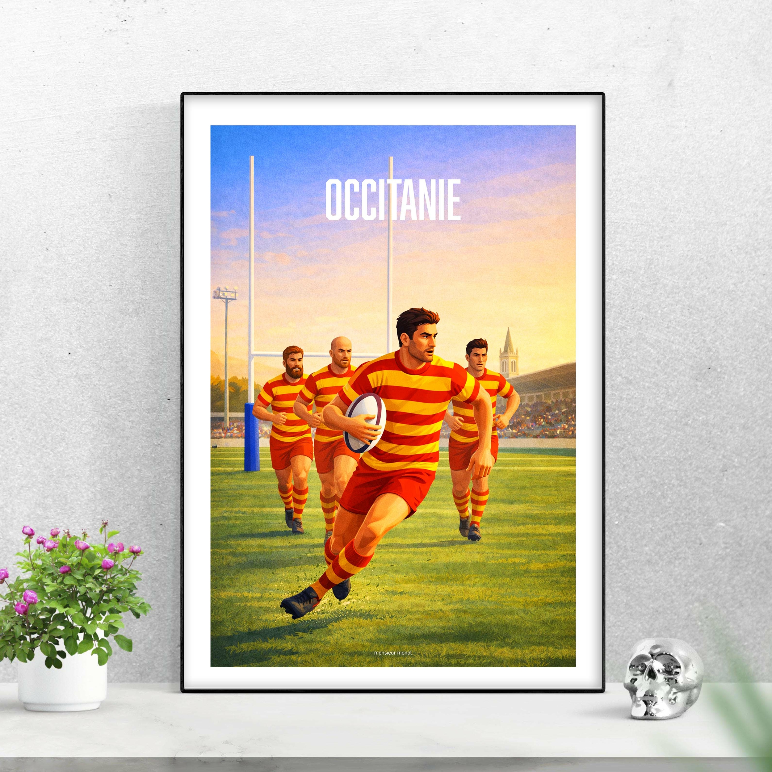 Affiche Occitanie rugby
